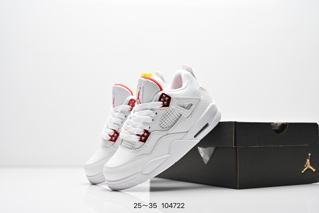 46$ Nike Air Jordan 4 Retro for kids size 25-35 728540 CDT170 gallery