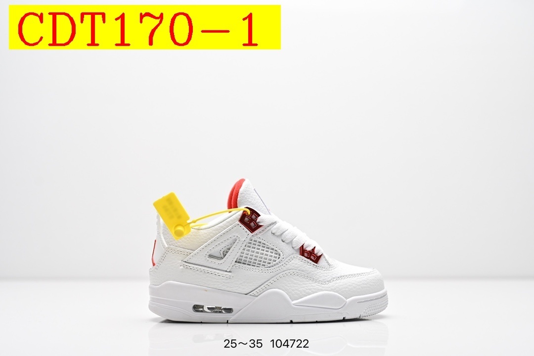 46$ Nike Air Jordan 4 Retro for kids size 25-35 728540 CDT170 gallery