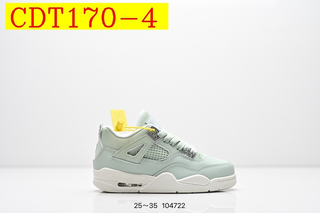 46$ Nike Air Jordan 4 Retro for kids size 25-35 728540 CDT170 gallery