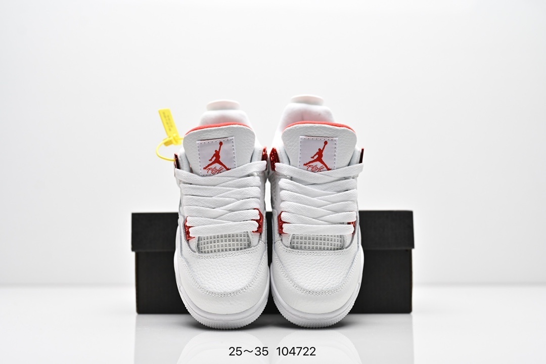 46$ Nike Air Jordan 4 Retro for kids size 25-35 728540 CDT170 gallery