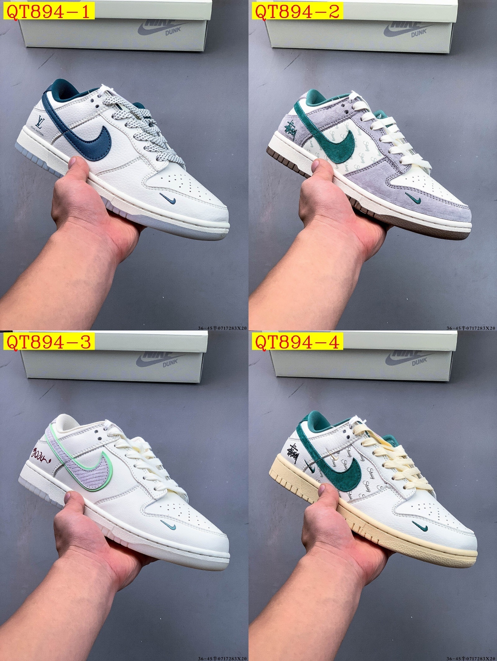 46$ Nike Dunk SB Low size 36-45 half 022050 QT894 gallery