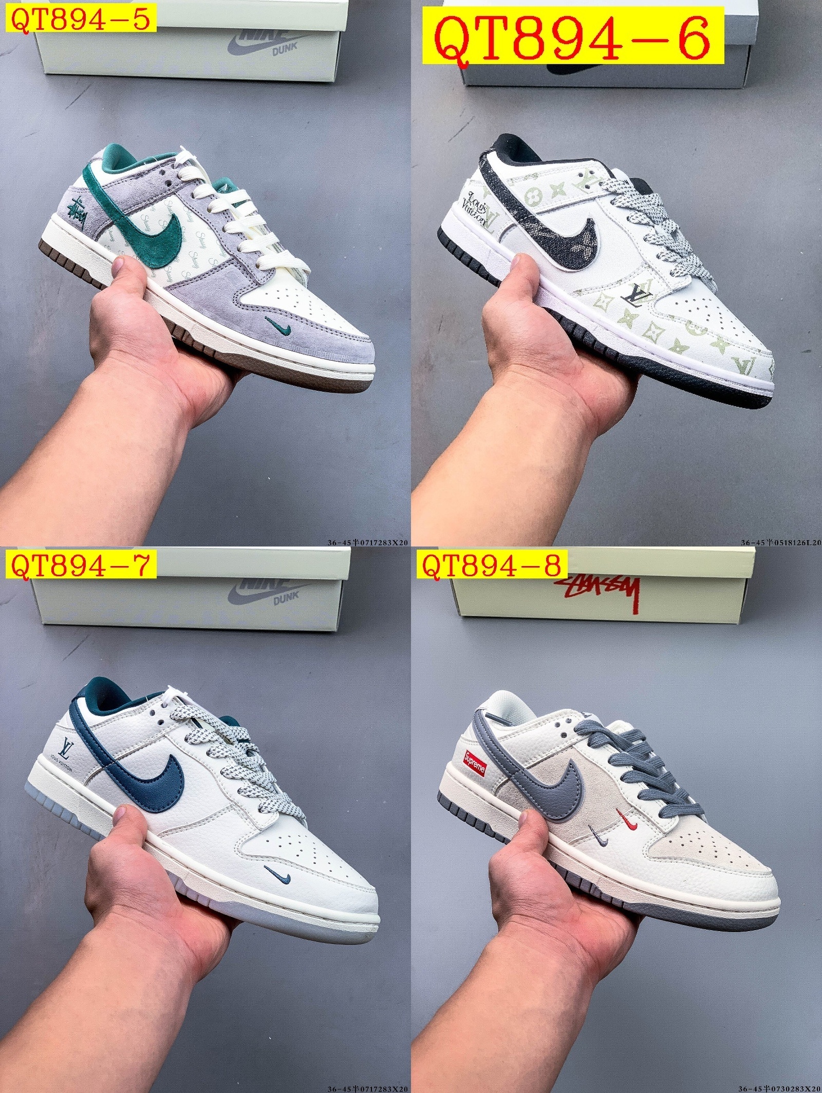 46$ Nike Dunk SB Low size 36-45 half 022050 QT894 gallery