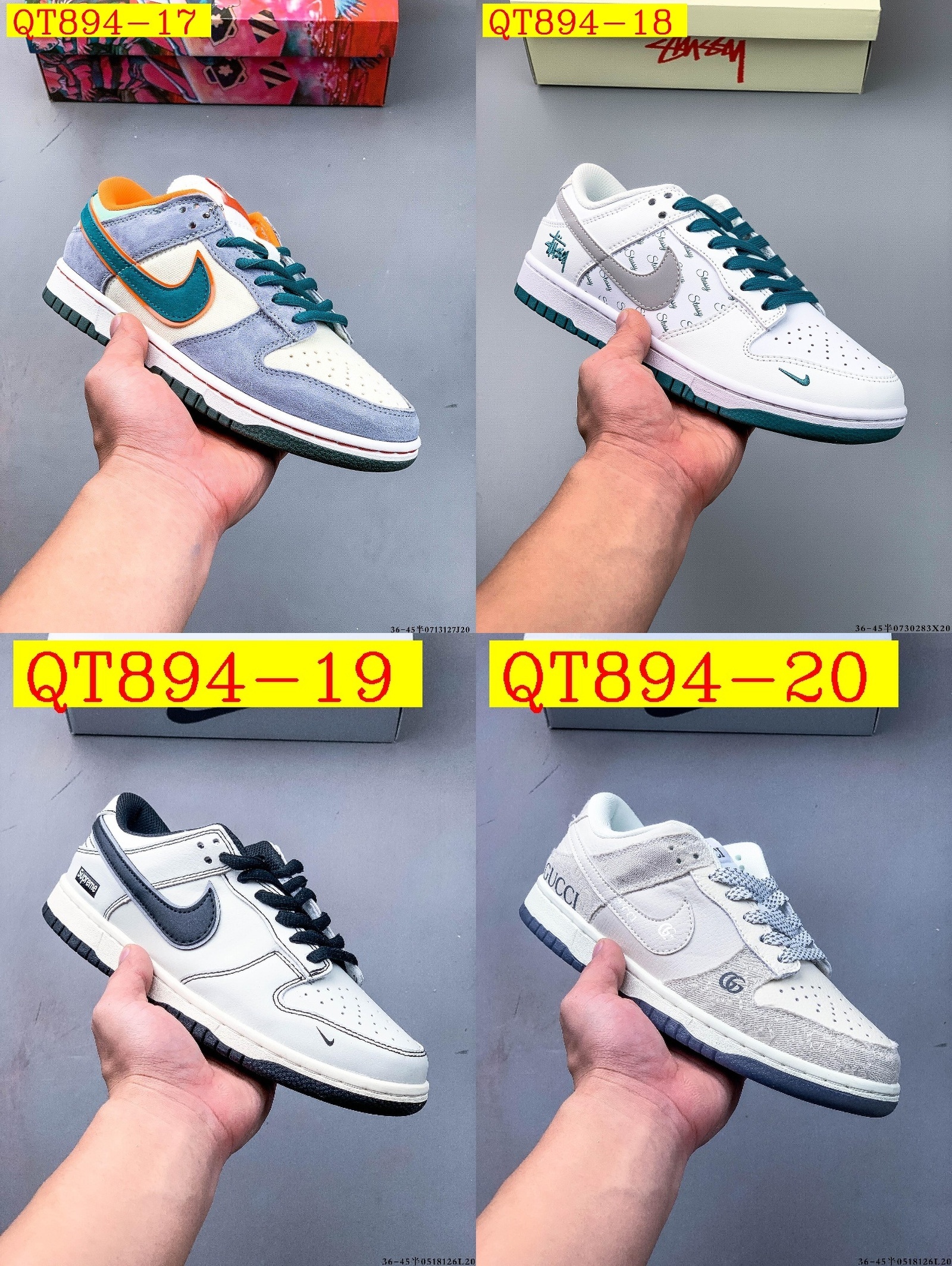 46$ Nike Dunk SB Low size 36-45 half 022050 QT894 gallery