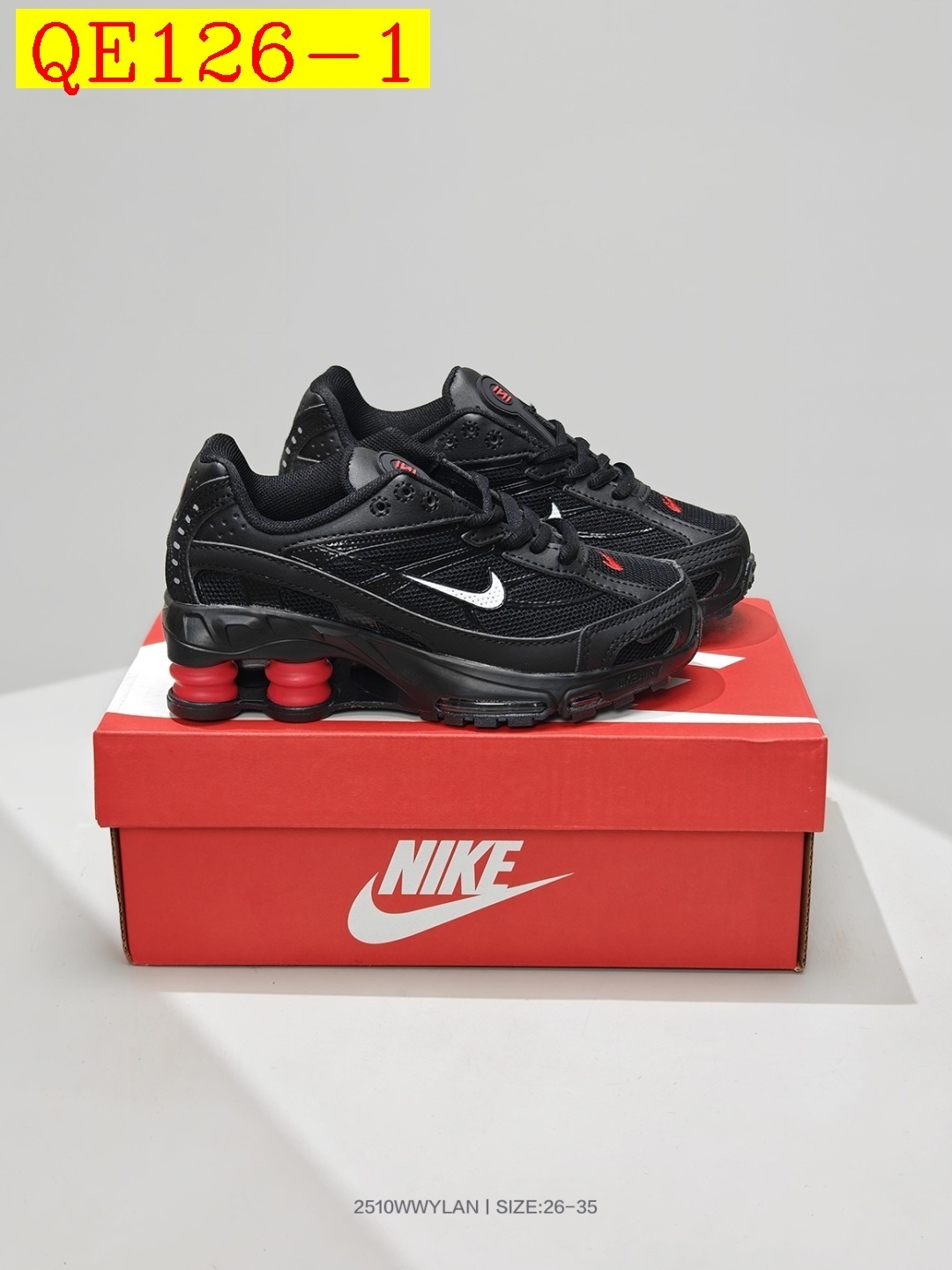 46$ Nike Shox Ride 2 SP for kids Size 26-35 527350 QE126 gallery
