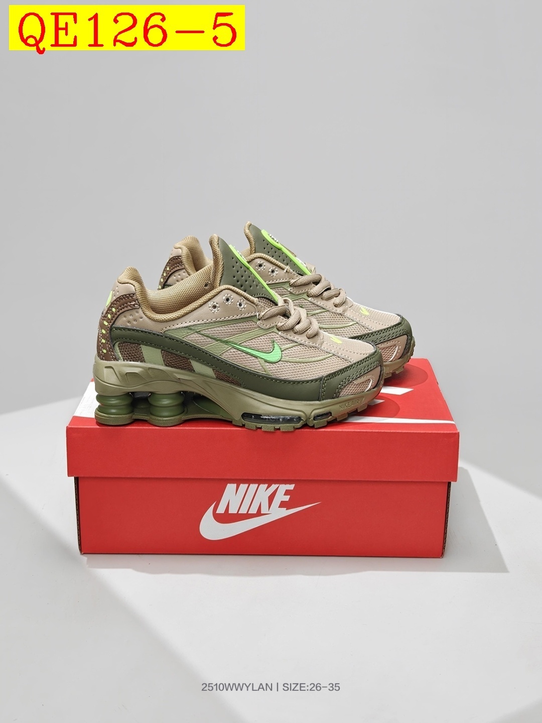 46$ Nike Shox Ride 2 SP for kids Size 26-35 527350 QE126 gallery