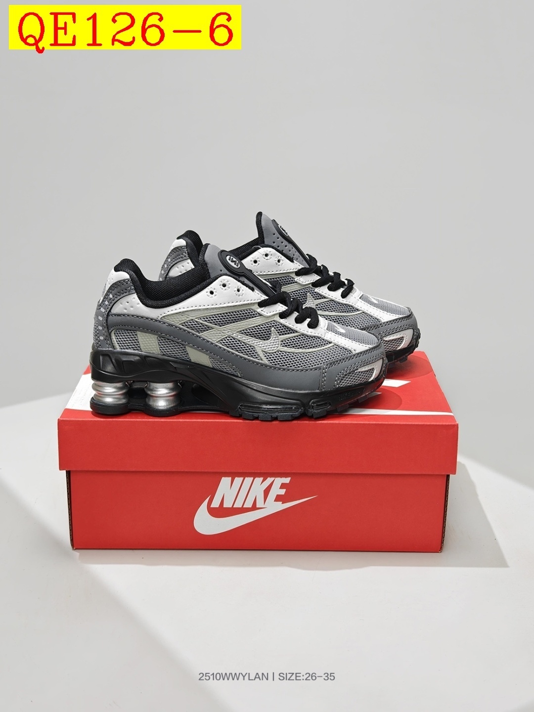 46$ Nike Shox Ride 2 SP for kids Size 26-35 527350 QE126 gallery