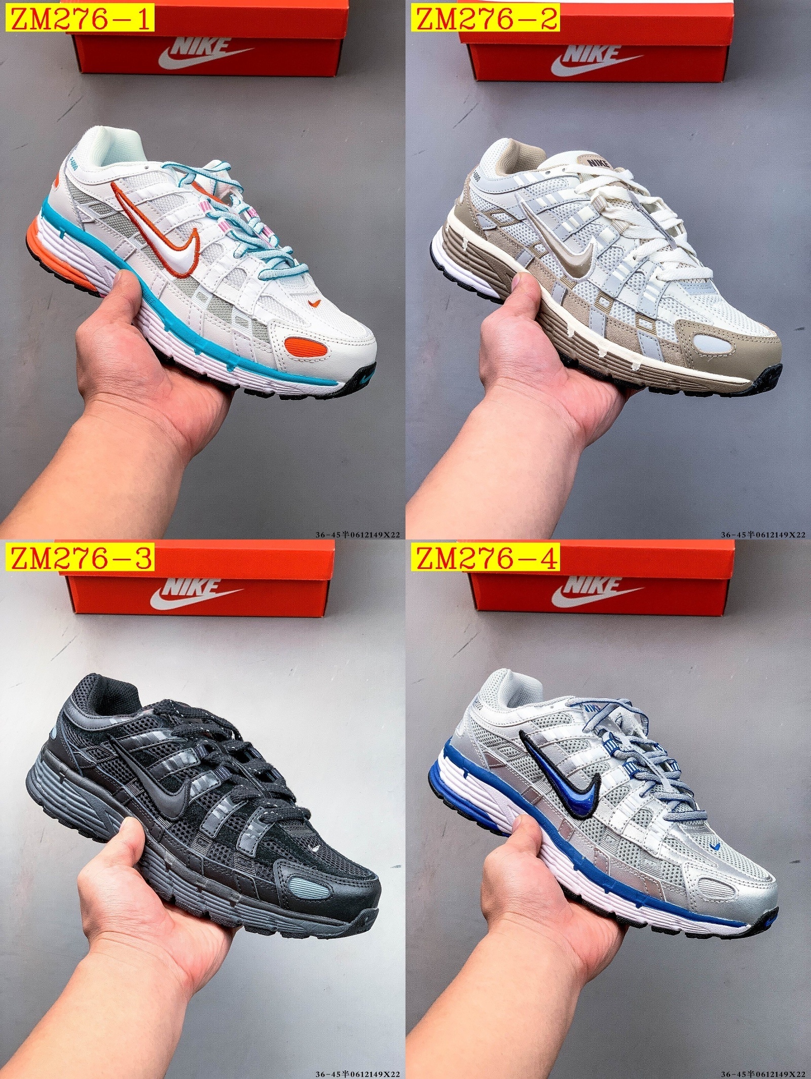 46$ Nike W P-6000 Size 36-45 half 828230 ZM276 gallery