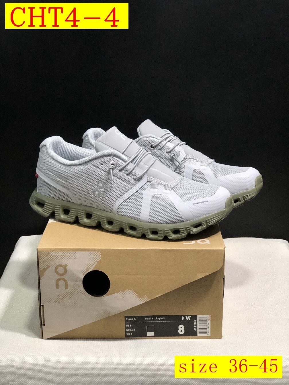 46$ On Cloud 5 2 size 36-45 CHT4 gallery