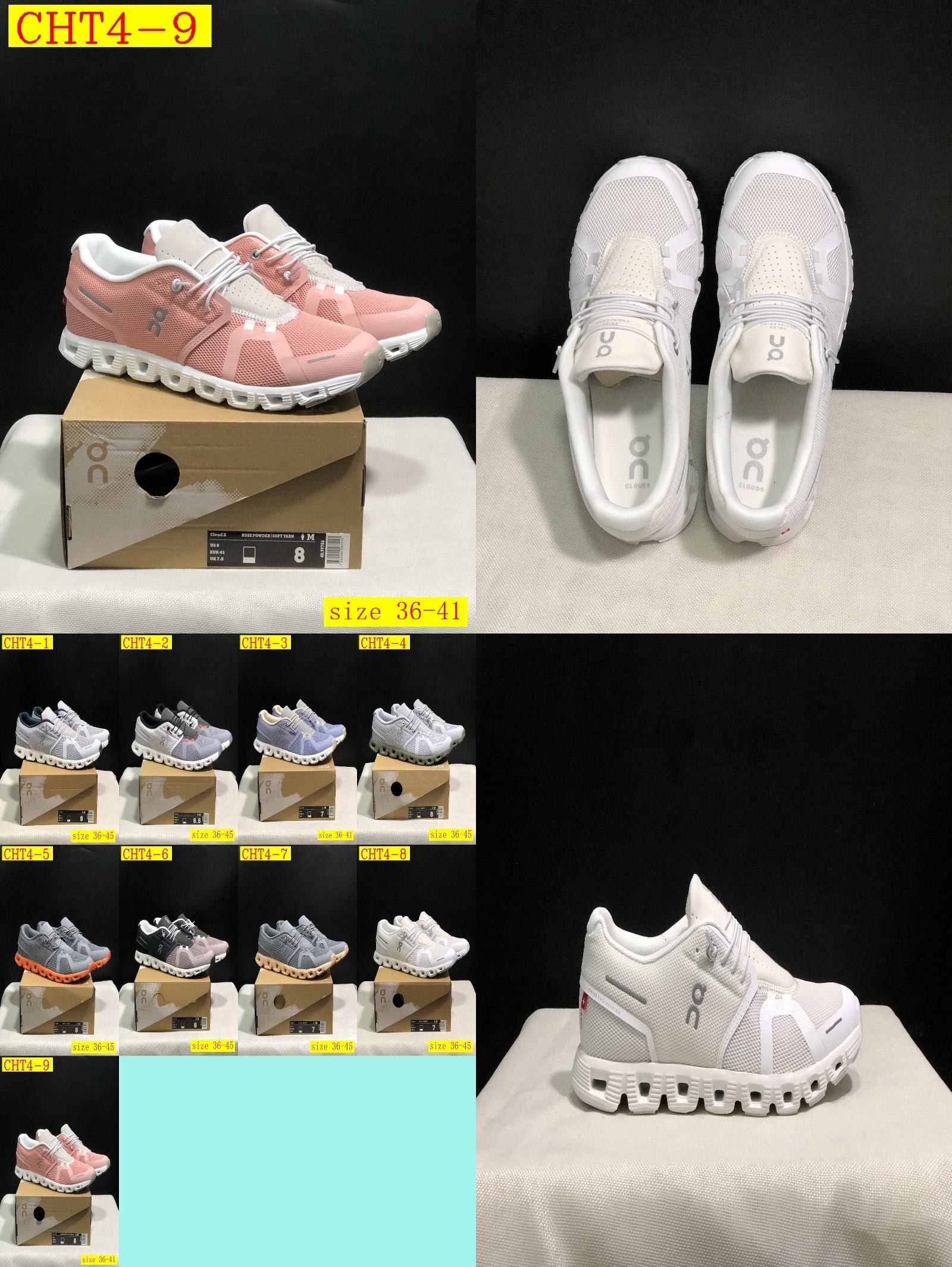 46$ On Cloud 5 2 size 36-45 CHT4 gallery