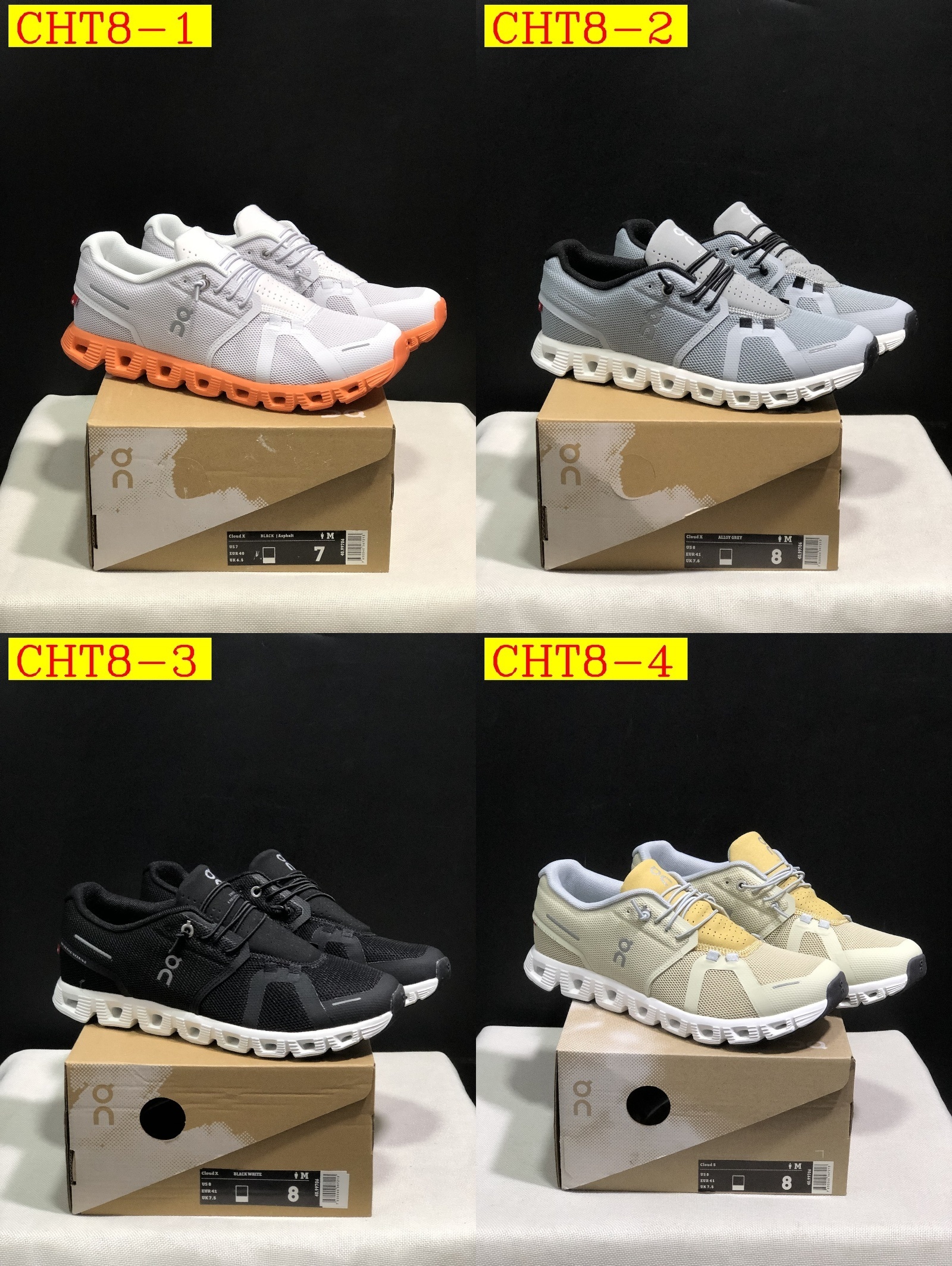 46$ On Cloud 5 4 size 36-45 CHT8 gallery