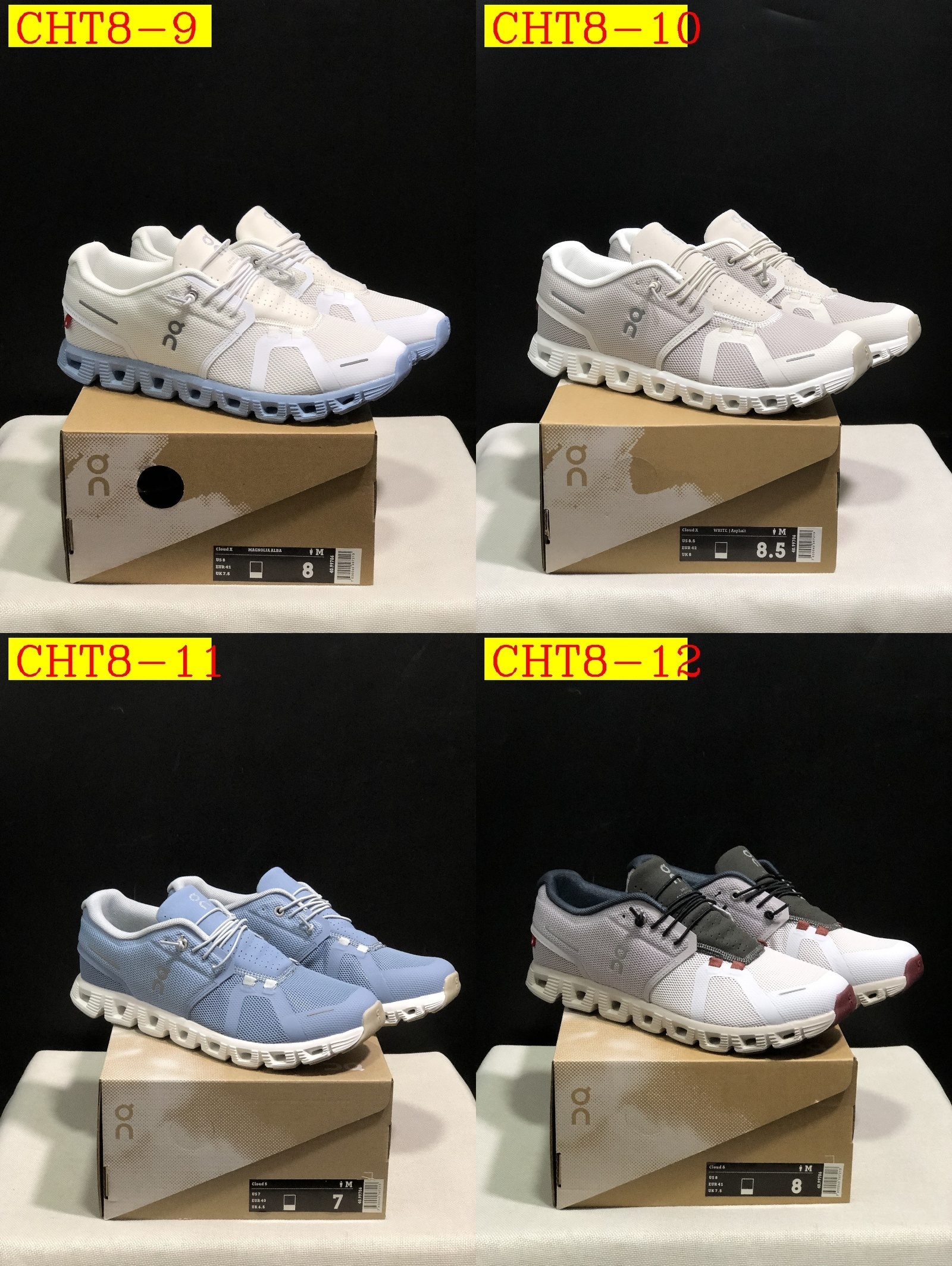 46$ On Cloud 5 4 size 36-45 CHT8 gallery