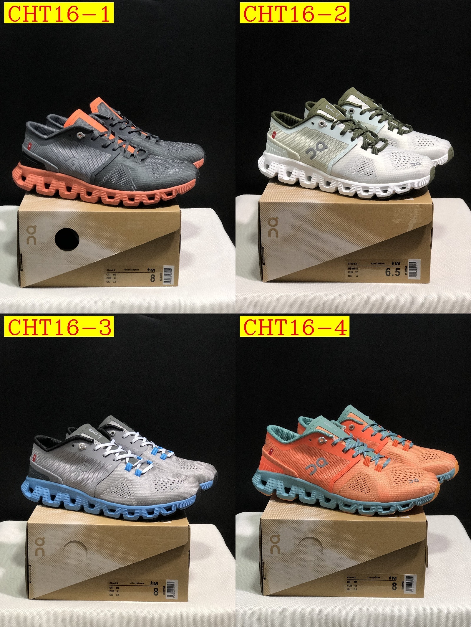 46$ On Cloud X 1 size 36-45 CHT16 gallery