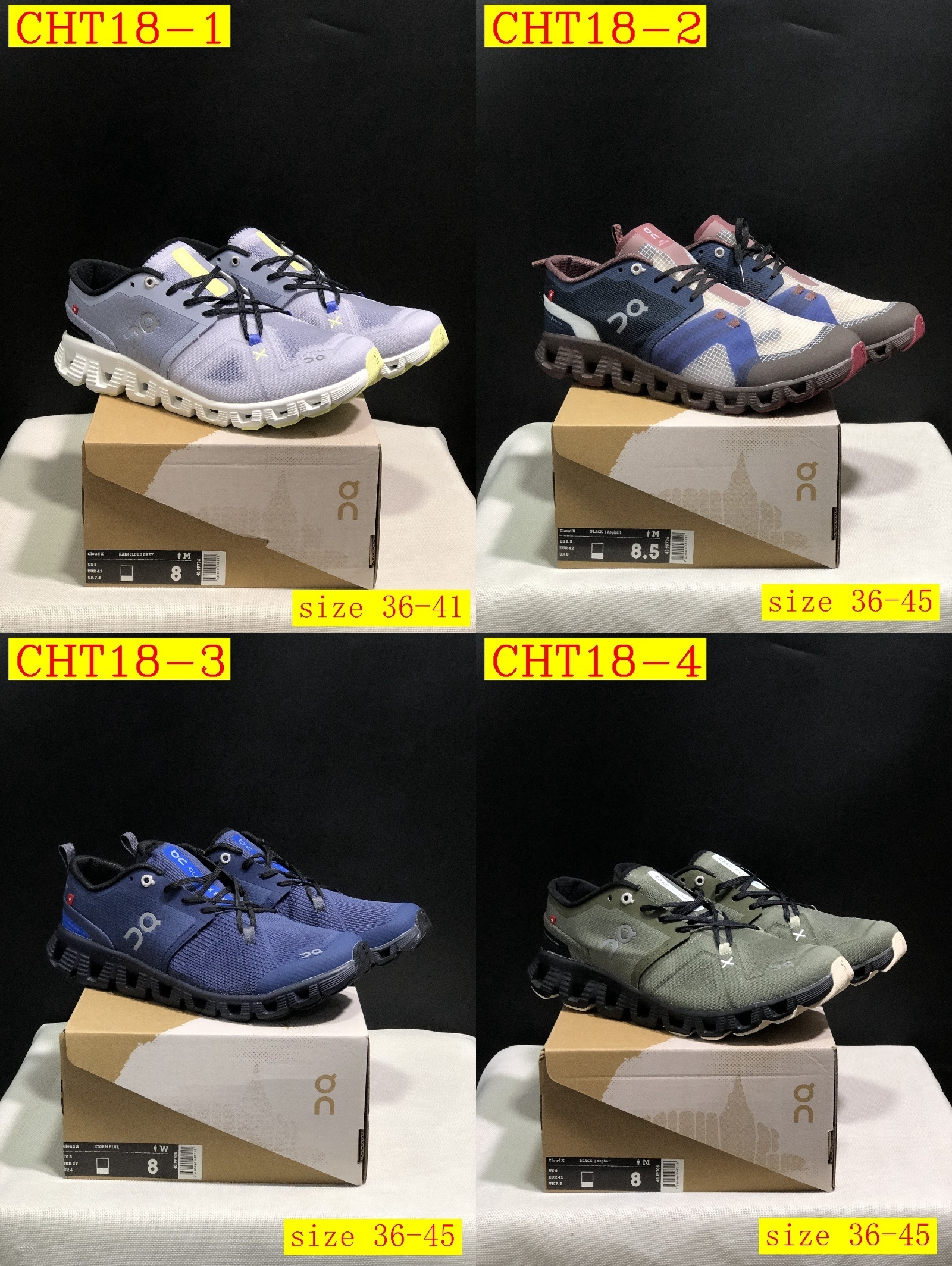 46$ On Cloud X3 Shift 1 size 36-45 CHT18 gallery