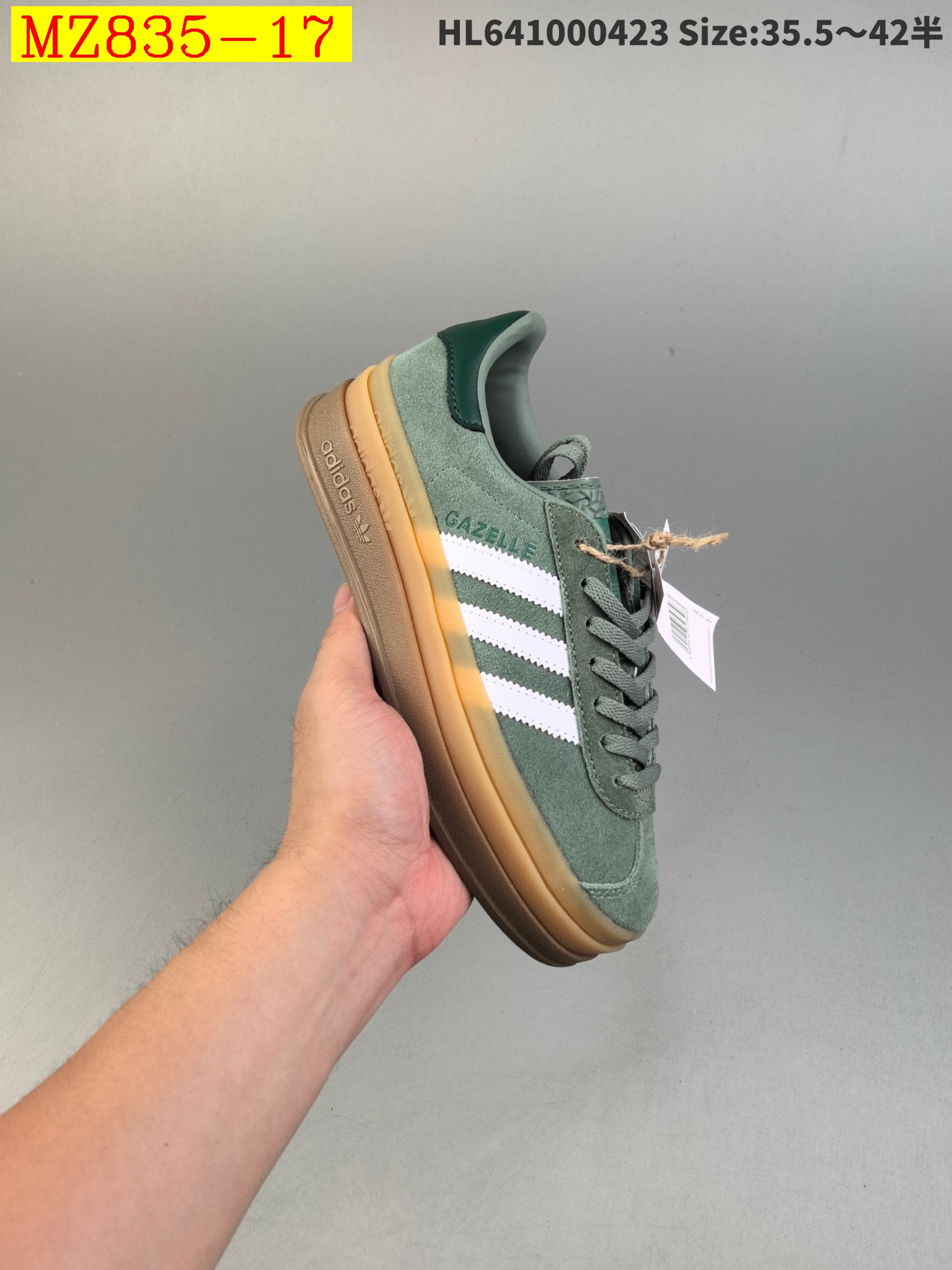 46$ adidas Originals Gazelle Bold half size 36-42 928030 MZ835 gallery
