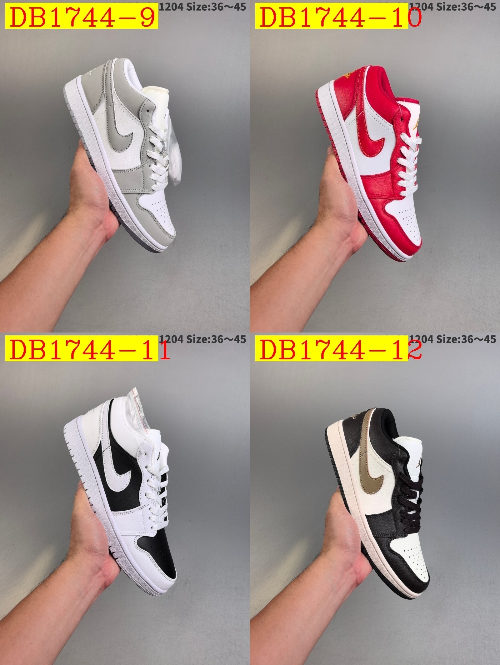 46$ dh Air Jordan 1 Low AJ1 size 36-45 42106024813 DB1744 gallery