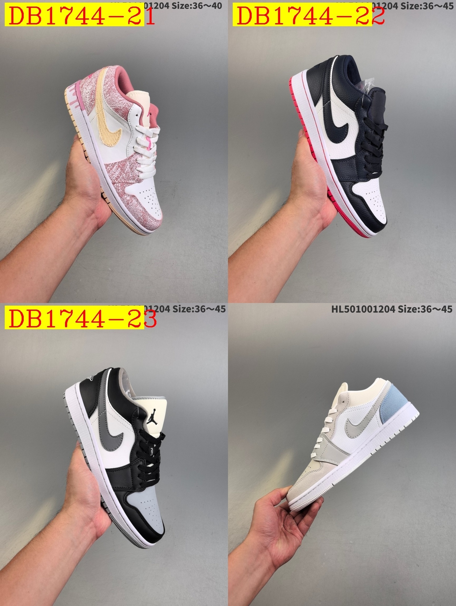 46$ dh Air Jordan 1 Low AJ1 size 36-45 42106024813 DB1744 gallery