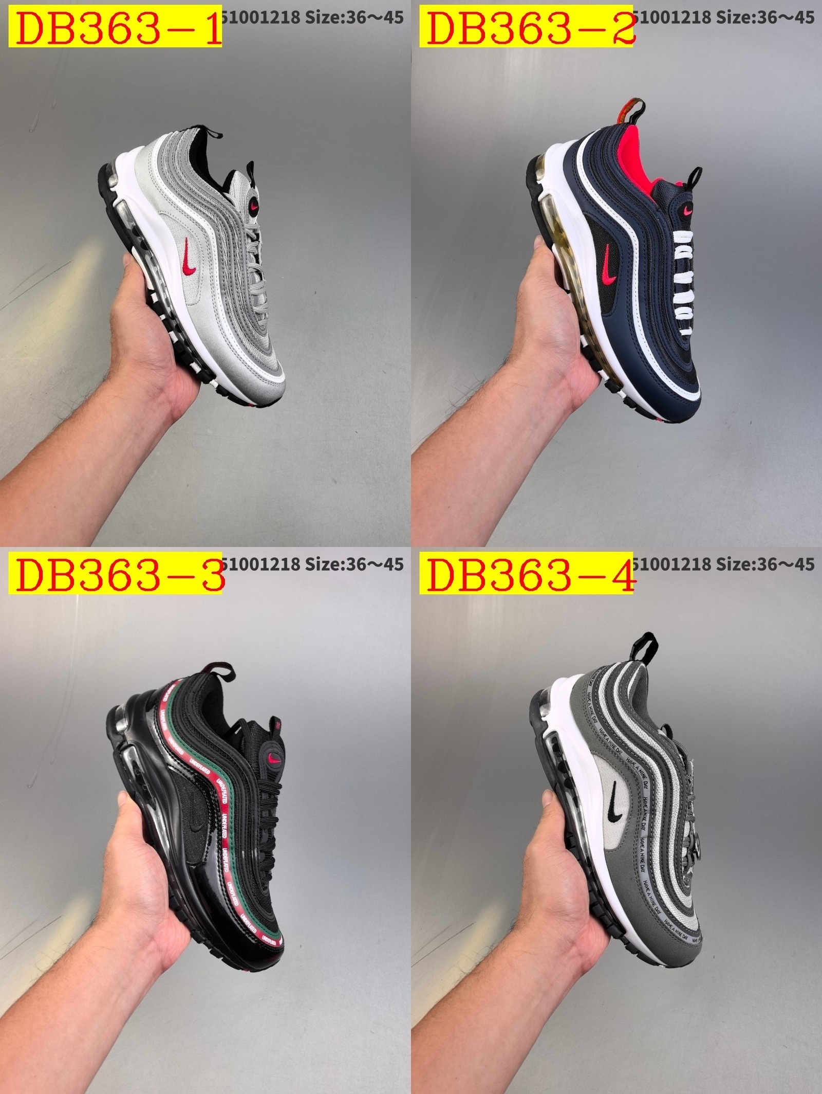 dh Nike Air Max 97 size 36 45 92605035511 DB363 gallery