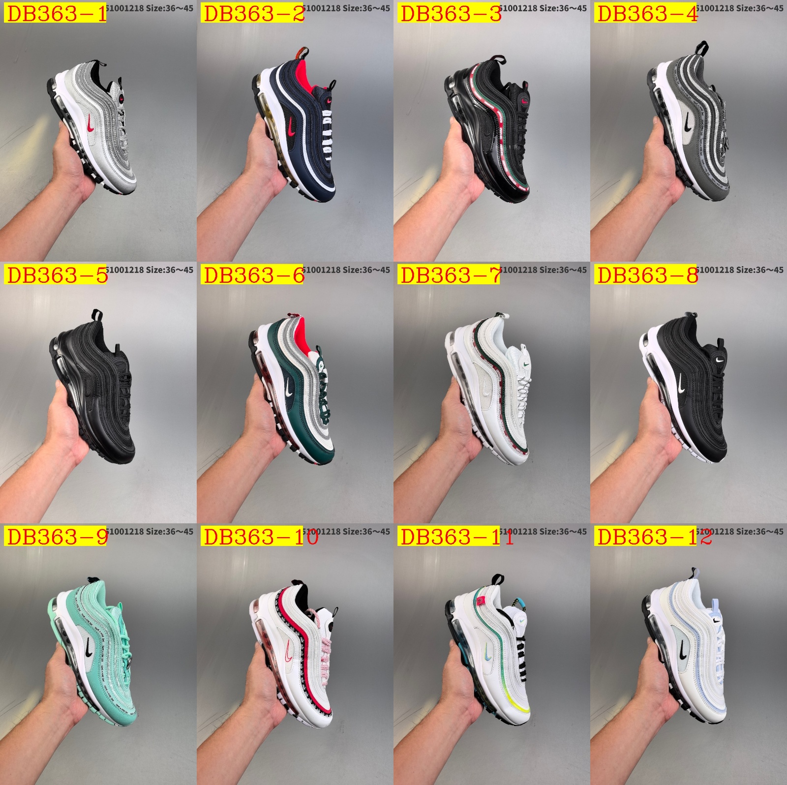 dh Nike Air Max 97 size 36 45 92605035511 DB363 gallery
