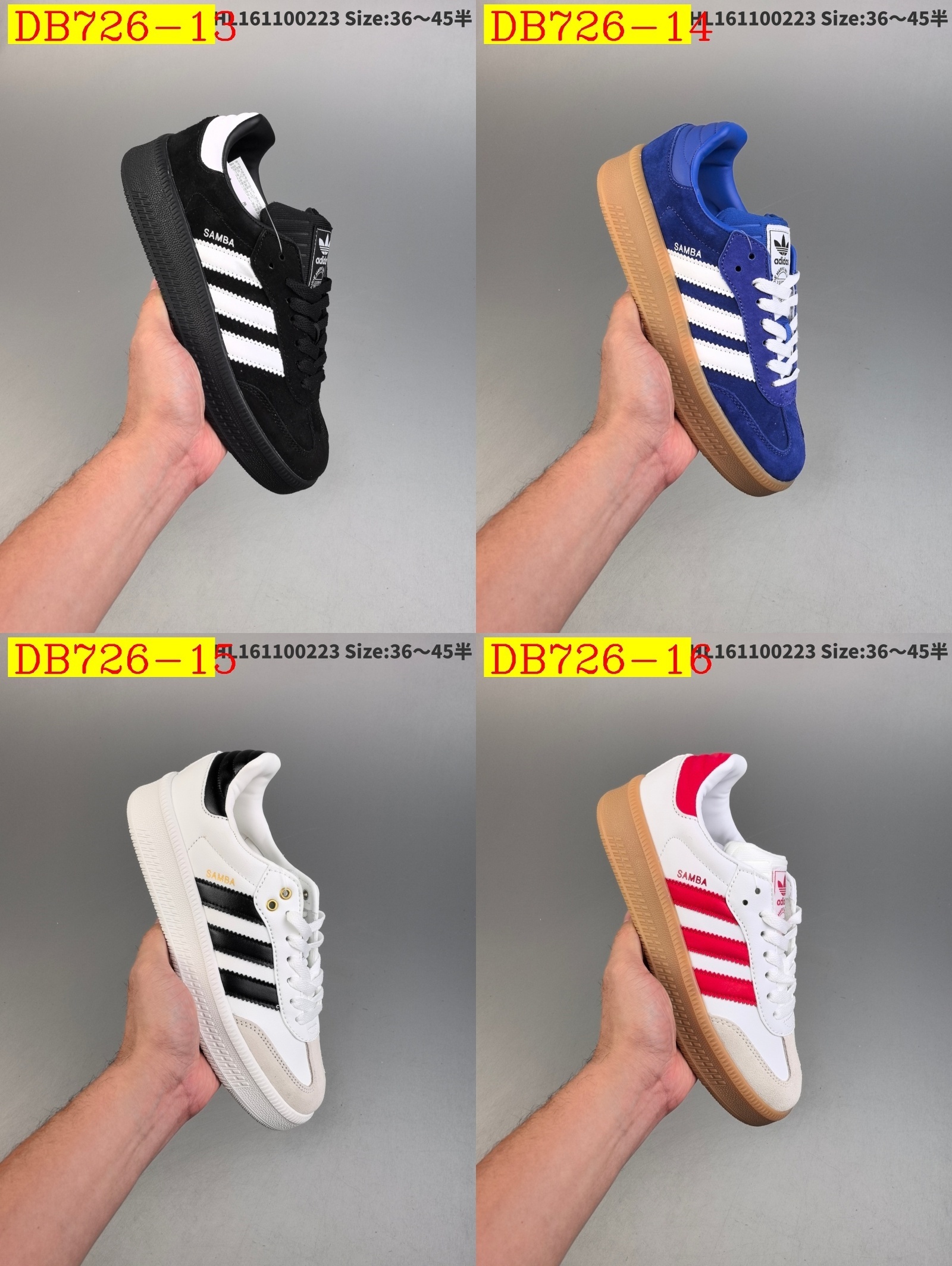 46$ dh adidas Samba XLG Half size 36-45 42728034263 DB726 gallery