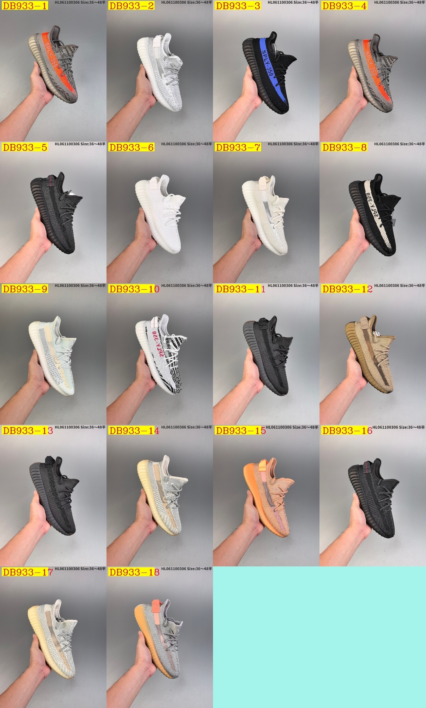 46$ dh adidas Yeezy Boost 350 V2 Half size 36-45 82529034261 DB933 gallery