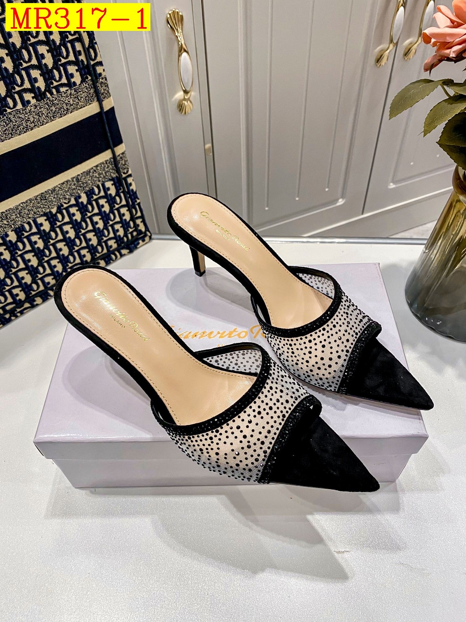 46$ gian vitoross 25ss heel-height 7.5 cm size 34-40 829270 MR317 gallery