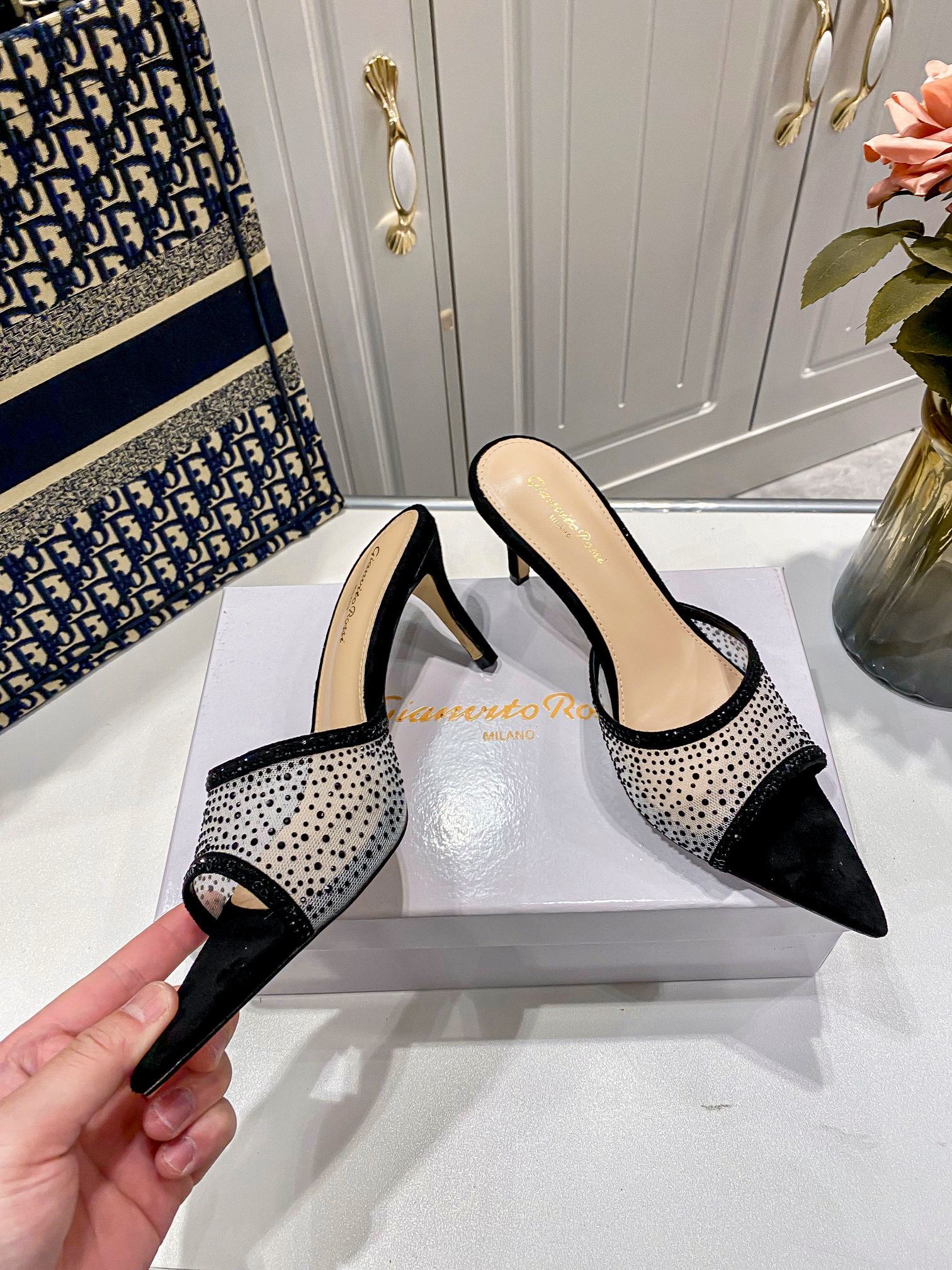 46$ gian vitoross 25ss heel-height 7.5 cm size 34-40 829270 MR317 gallery