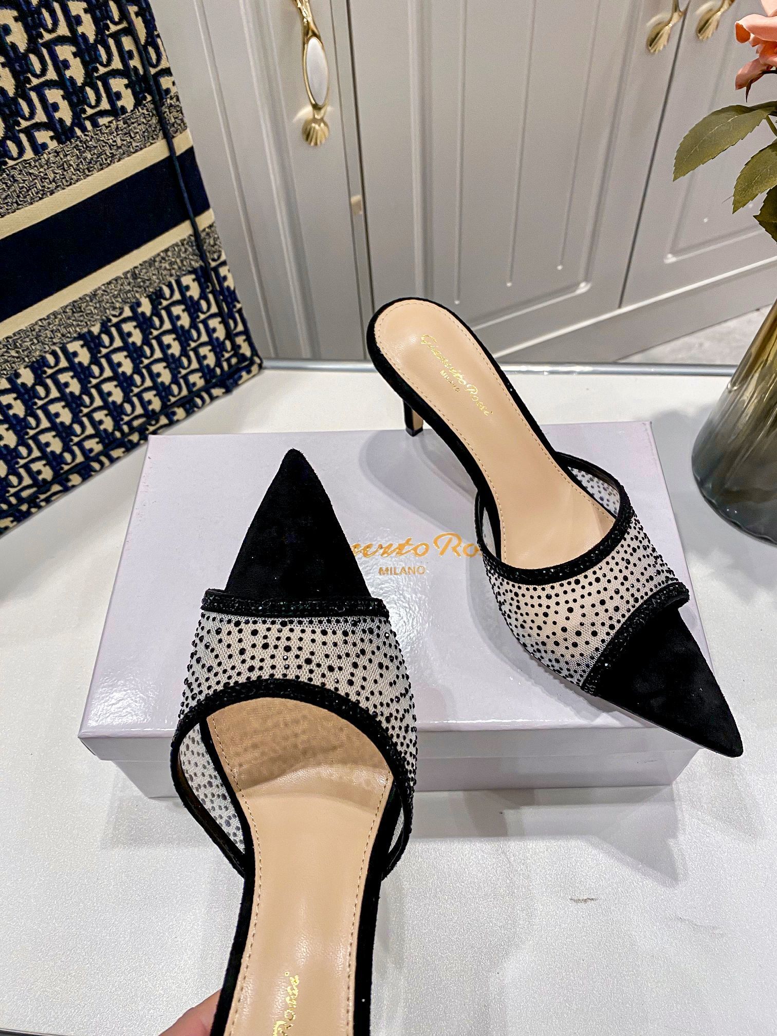 46$ gian vitoross 25ss heel-height 7.5 cm size 34-40 829270 MR317 gallery