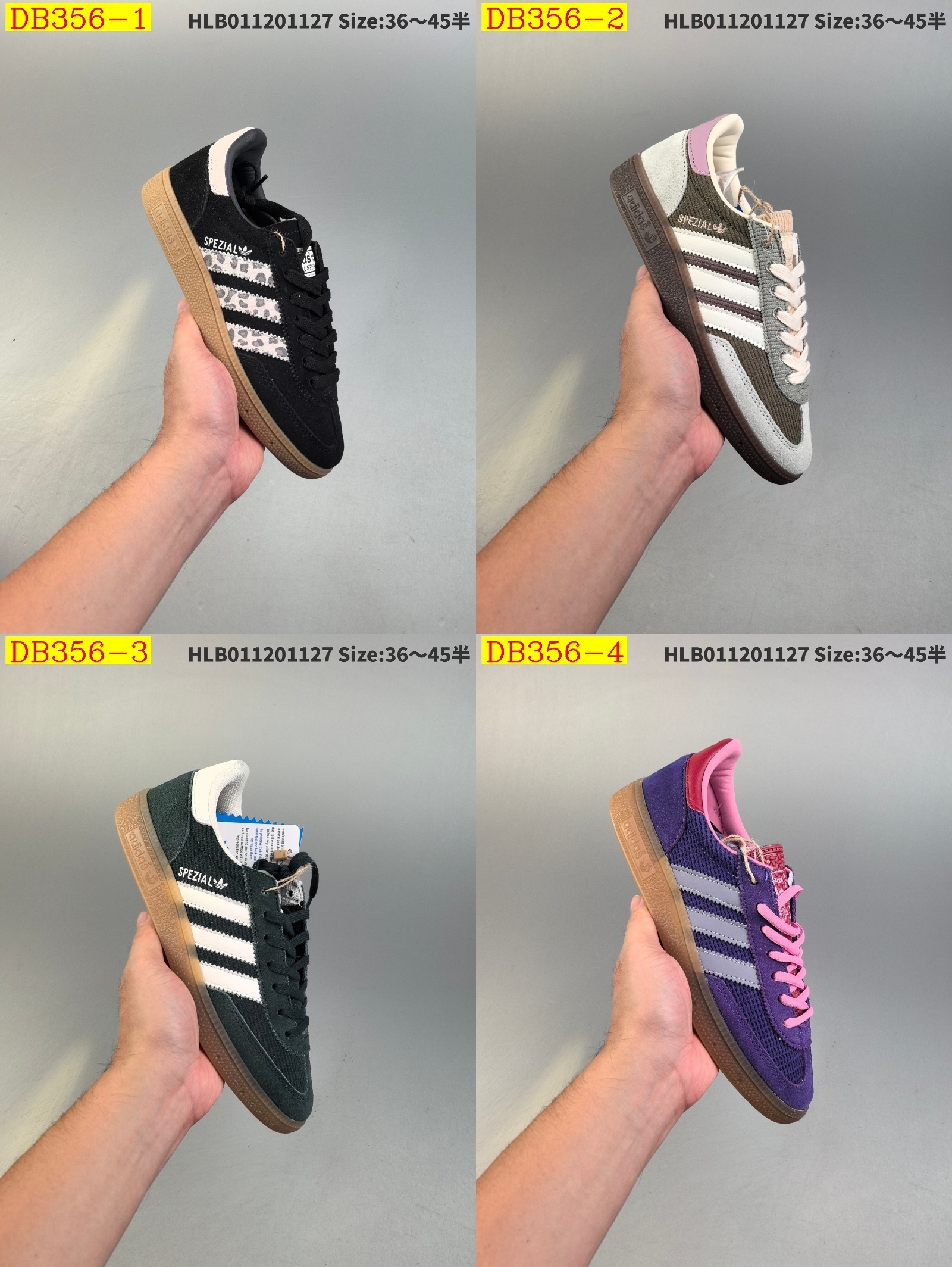 46$ new_dh Adidas Handball Spezial Half SIZE 36-45 52643034042 DB356 gallery
