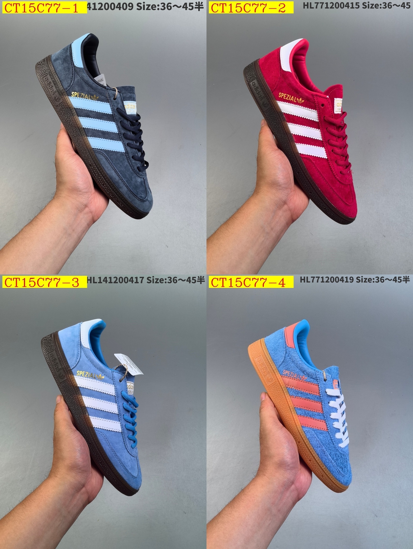 46$ new_dh Adidas Handball Spezial SIZE 36-45 92546034042 CT15C77 gallery