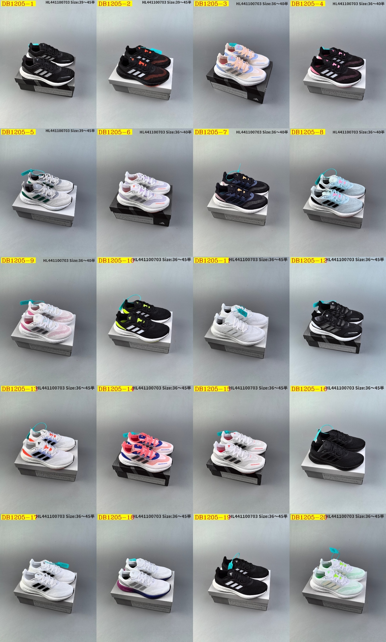 46$ new_dh Adidas PureBOOST 22 H RDY SIZE 36-45 92624034046 DB1205 gallery