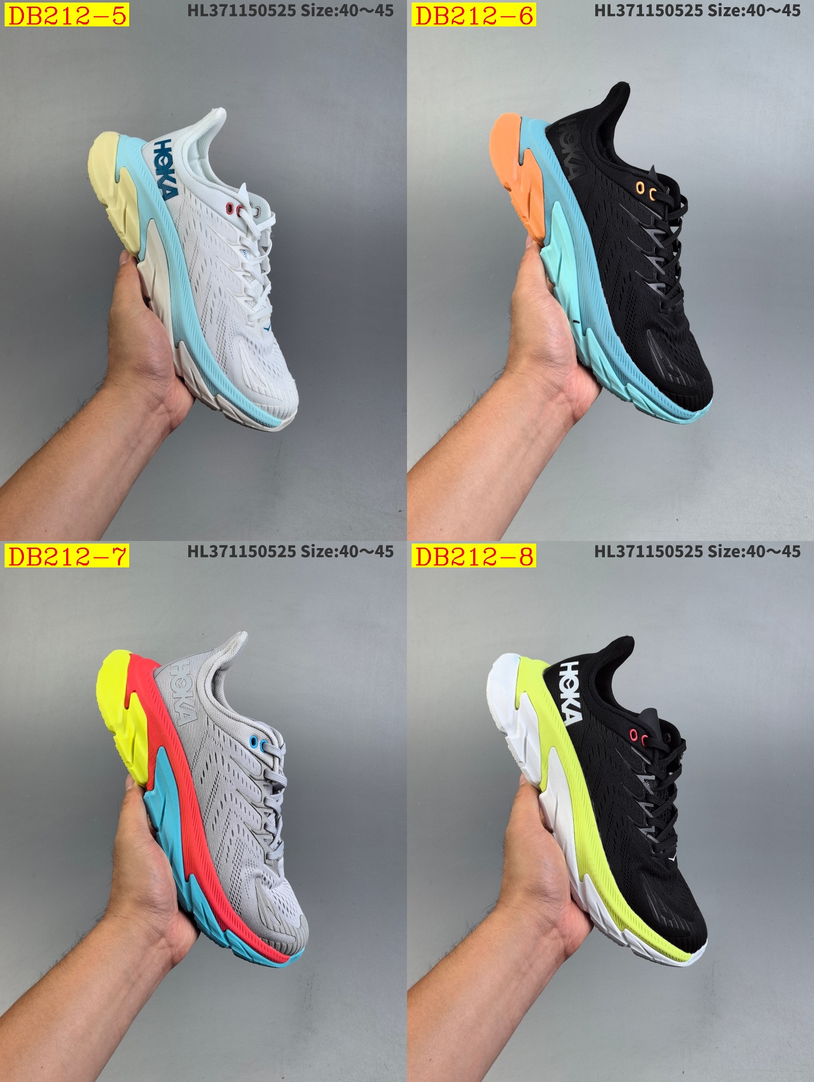46$ new_dh Hoka Clifton 8 Wide SIZE 40-45 92635034044 DB212 gallery