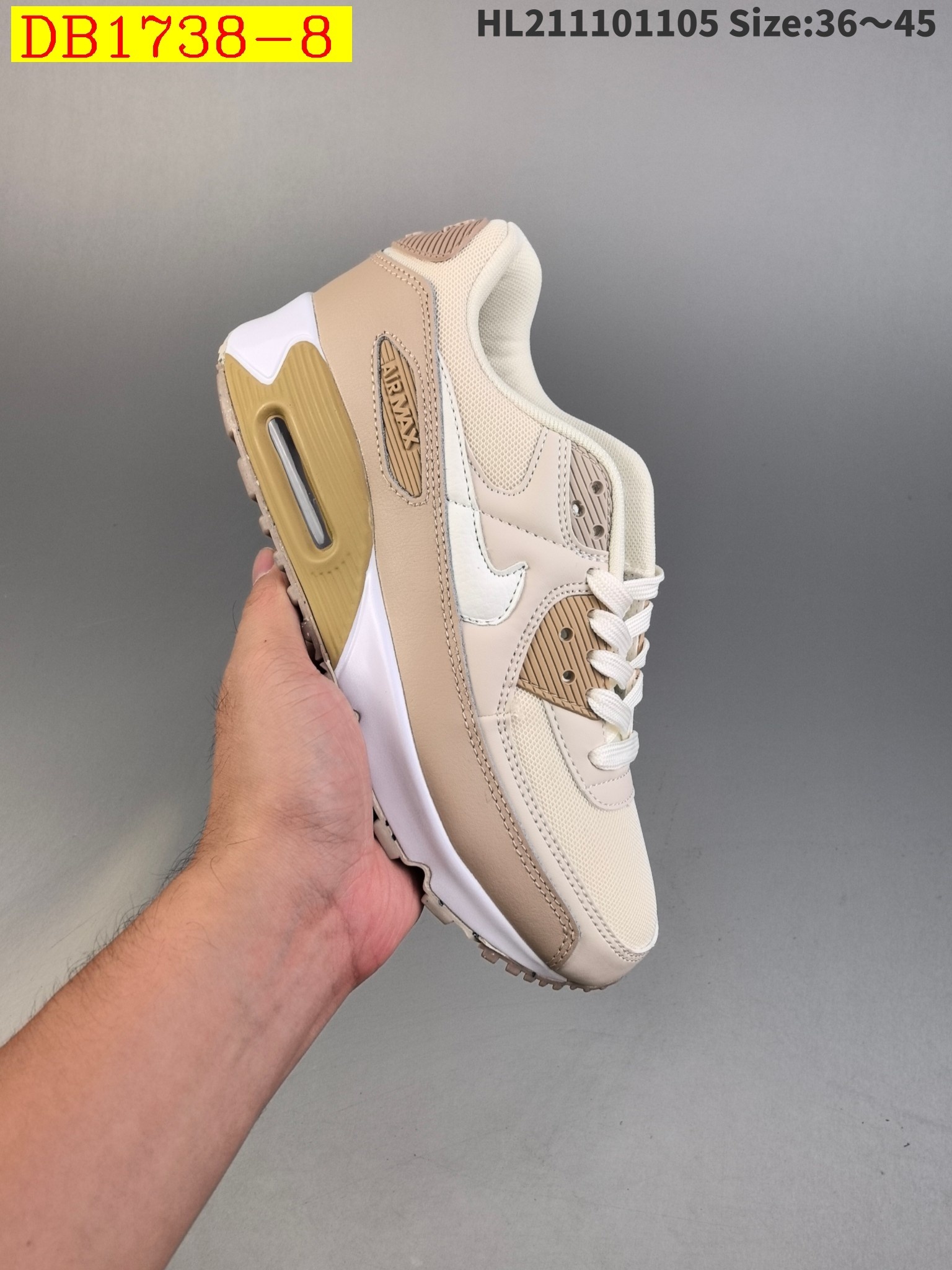 46$ new_dh NIKE Air max 90 size 36-45 62325034046 DB1738 gallery