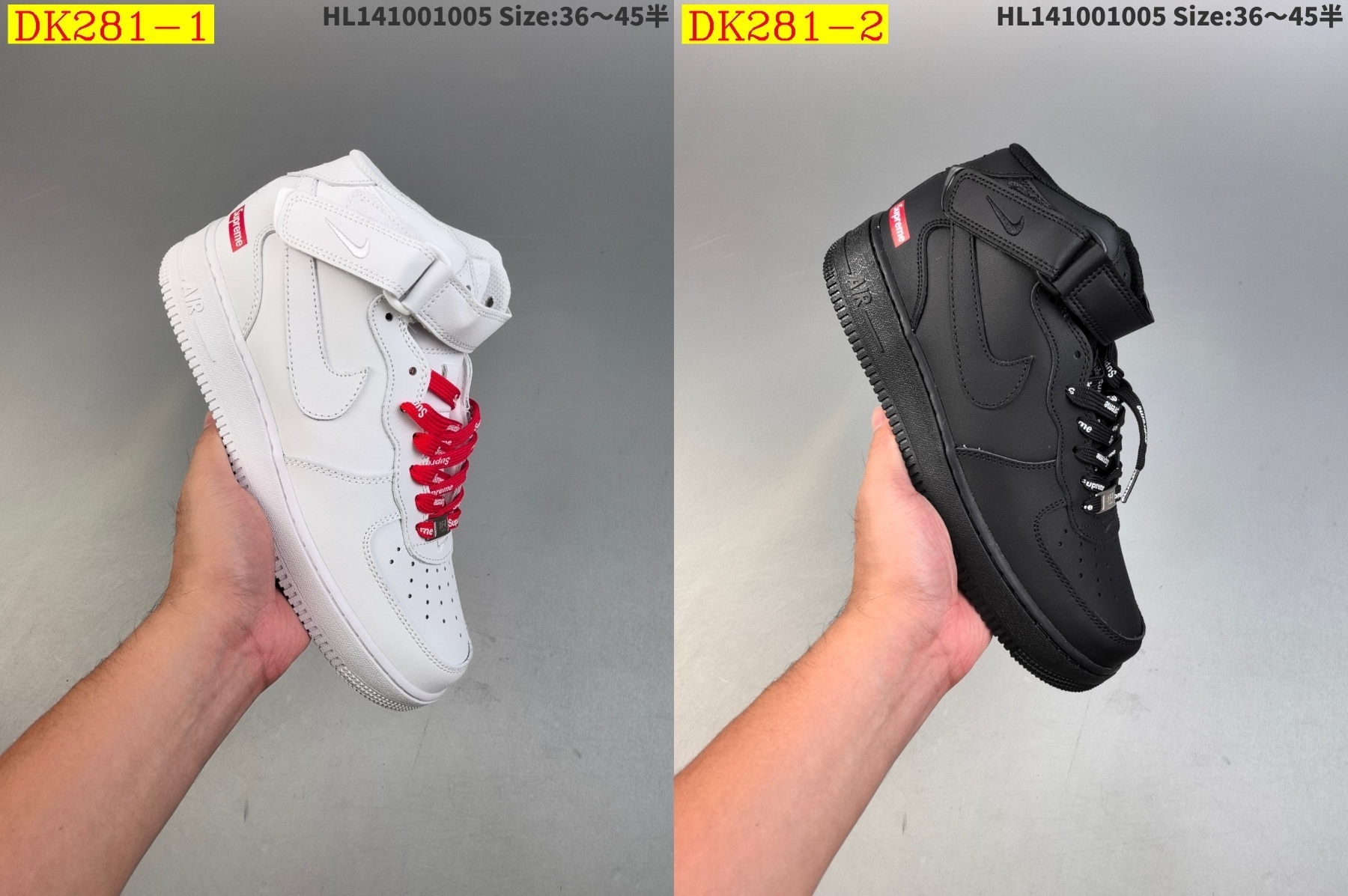 46$ new_dh Nike Air Force 1 Mid size 36-45 82704034042 DK281 gallery