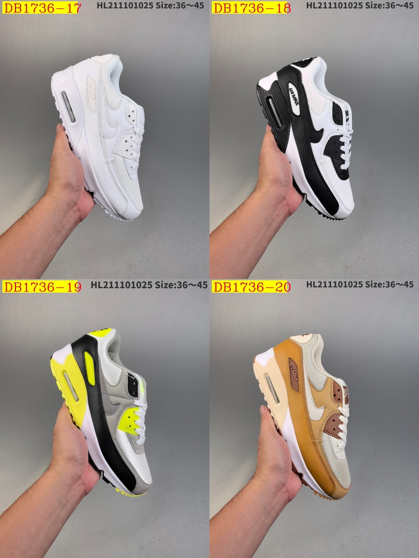 46$ new_dh Nike Air Max 90 size 36-45 92624034043 DB1736 gallery
