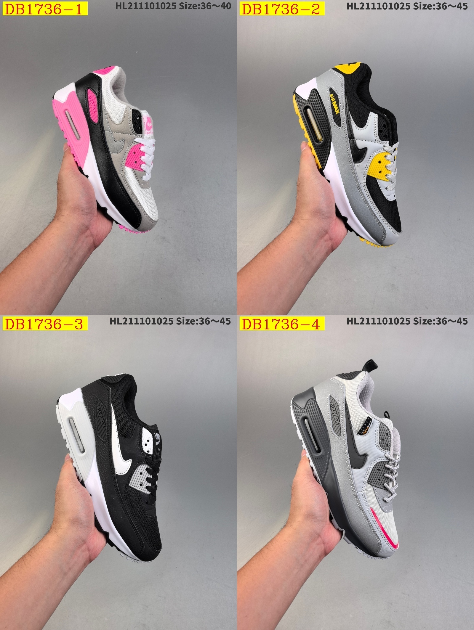 46$ new_dh Nike Air Max 90 size 36-45 92624034043 DB1736 gallery