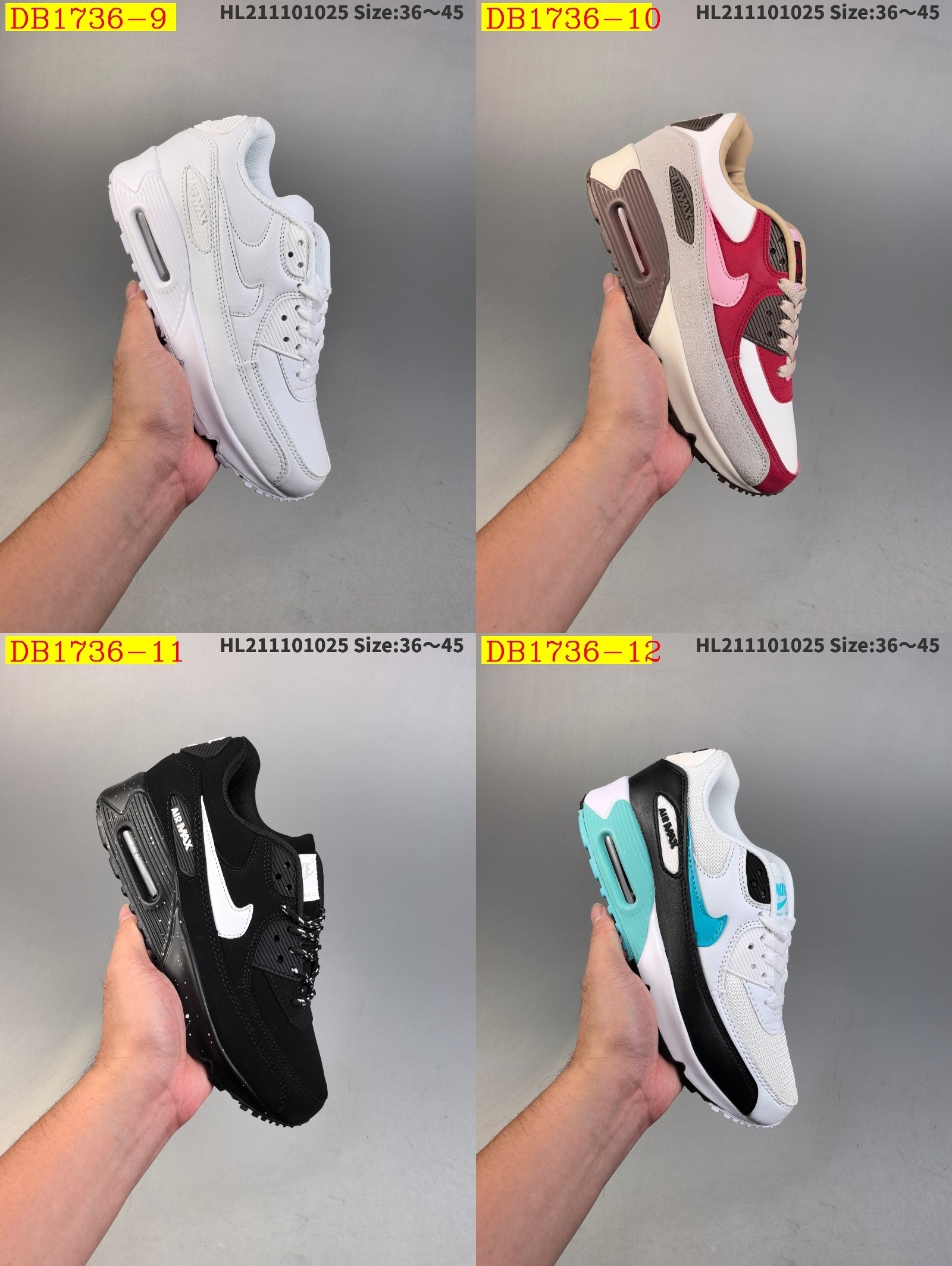 46$ new_dh Nike Air Max 90 size 36-45 92624034043 DB1736 gallery
