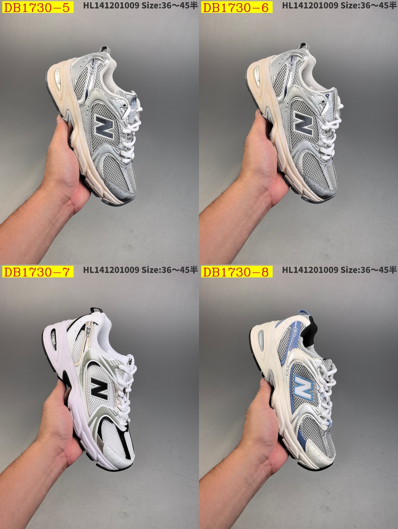 46$ new_dh Top Quality NB530 New Balance 530 size 36-45 62541034042 DB1730 gallery