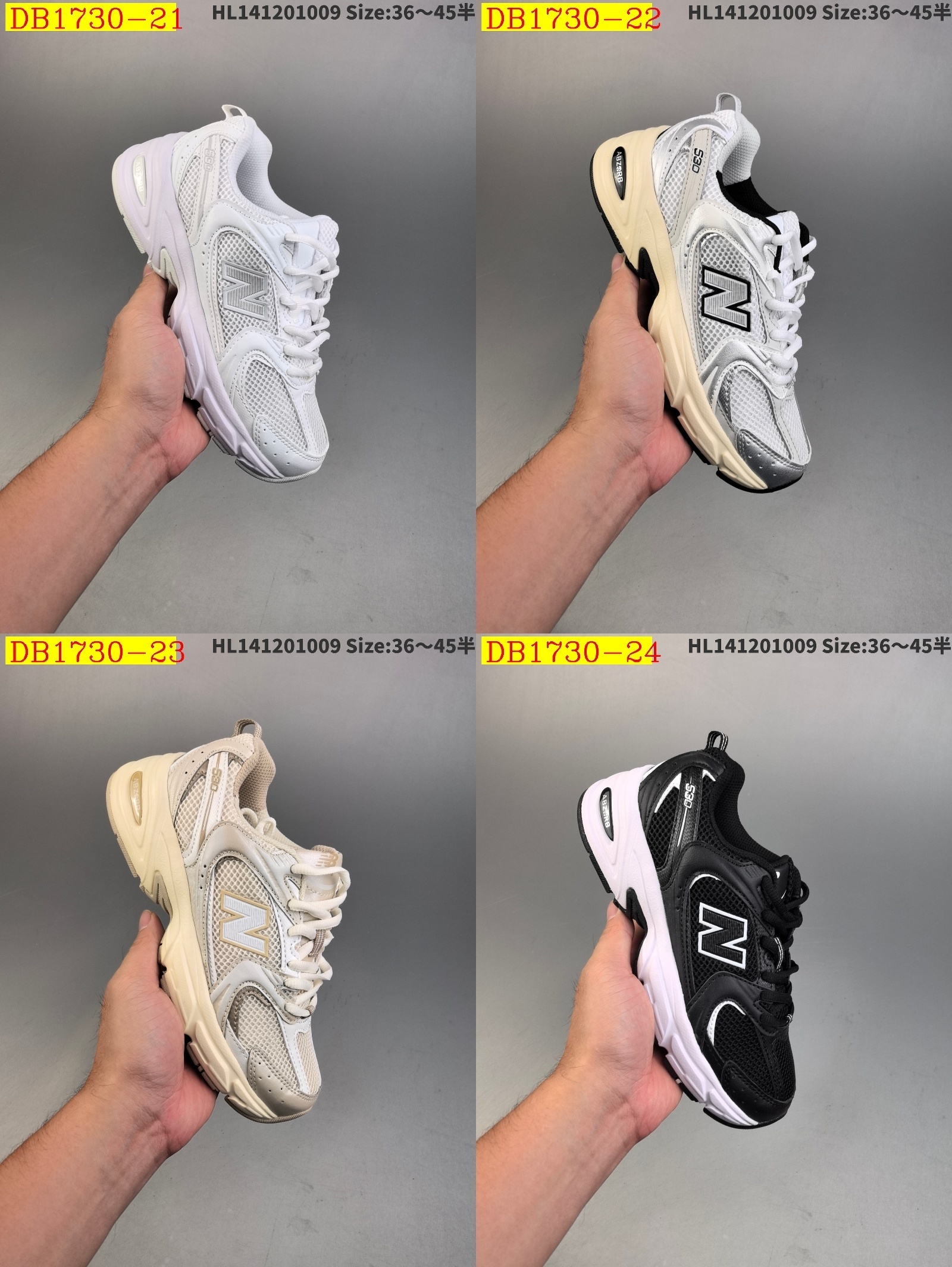 46$ new_dh Top Quality NB530 New Balance 530 size 36-45 62541034042 DB1730 gallery