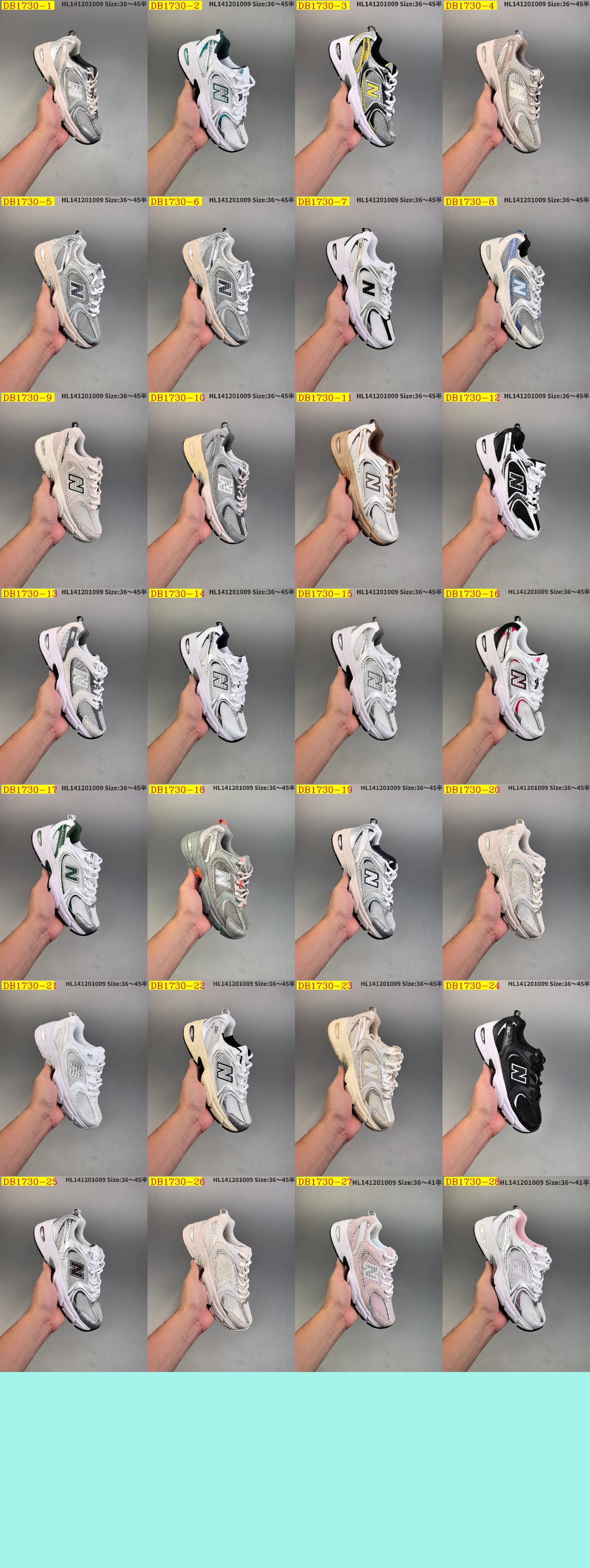 new_dh Top Quality NB530 New Balance 530 size 36 45 62541034042 DB1730 gallery