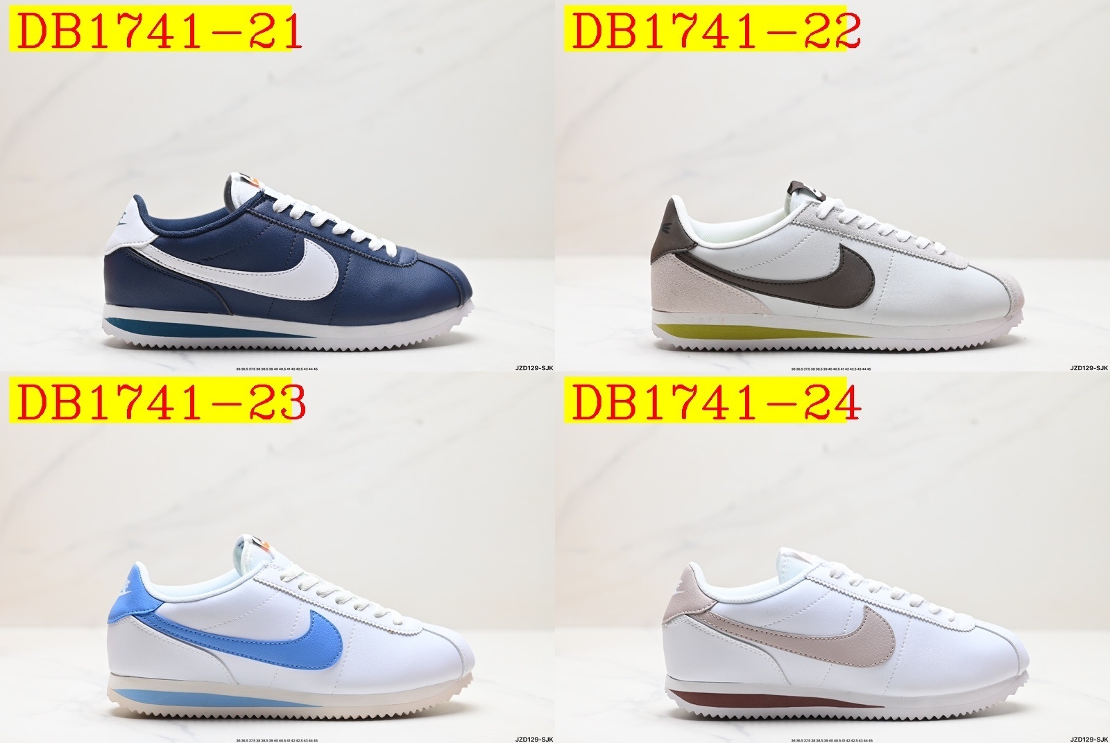 46$ new_dh Top Quality Nike Classic Cortez size 36-45 92641034042 DB1741 gallery