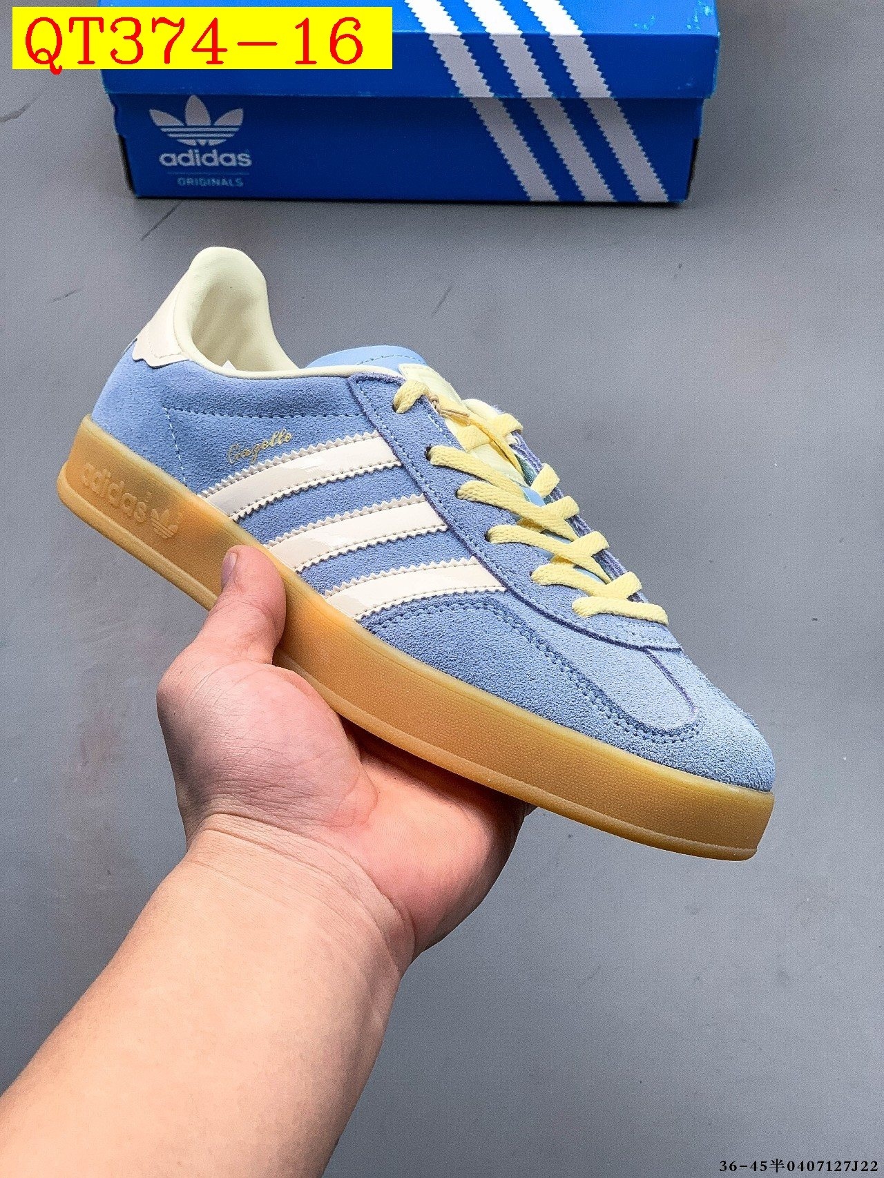 47$ Adidas Gazelle size 36-45 half 723230 QT374 gallery