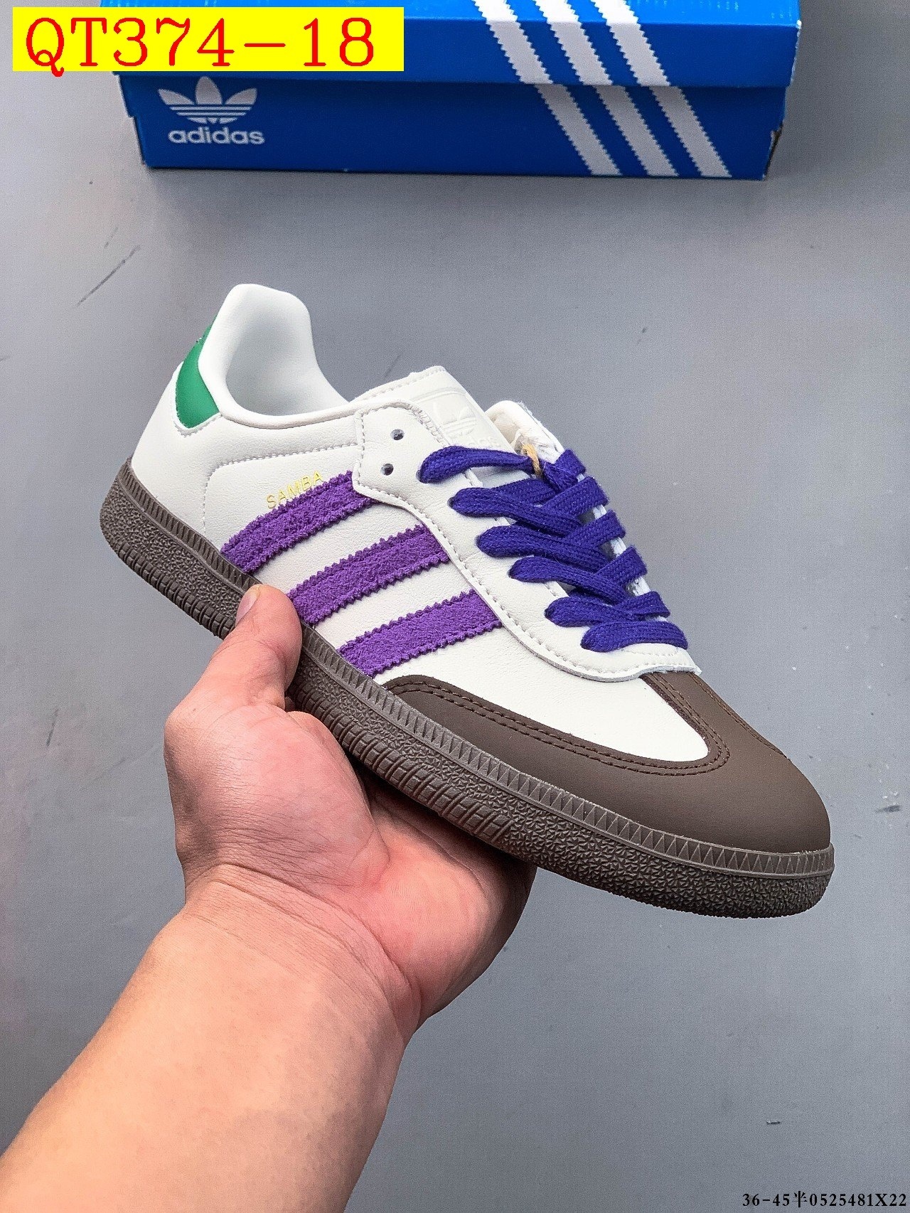 47$ Adidas Gazelle size 36-45 half 723230 QT374 gallery