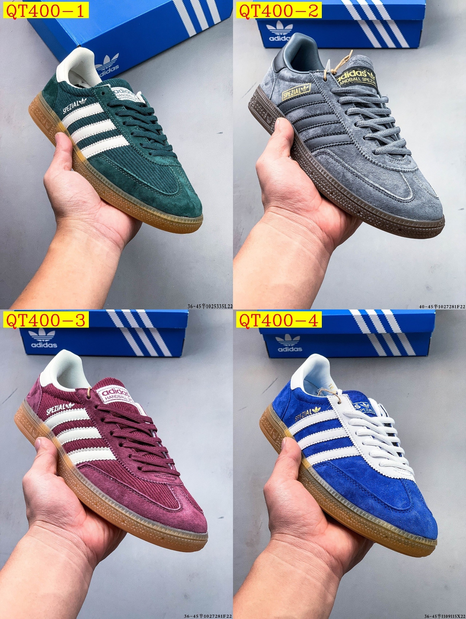 47$ Adidas HANDBALL SPEZIAL size 36-45 half 125240 QT400 gallery