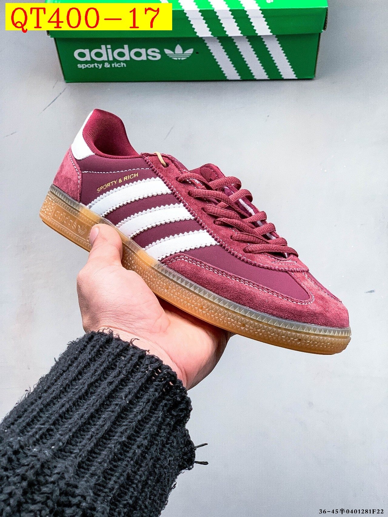 47$ Adidas HANDBALL SPEZIAL size 36-45 half 125240 QT400 gallery