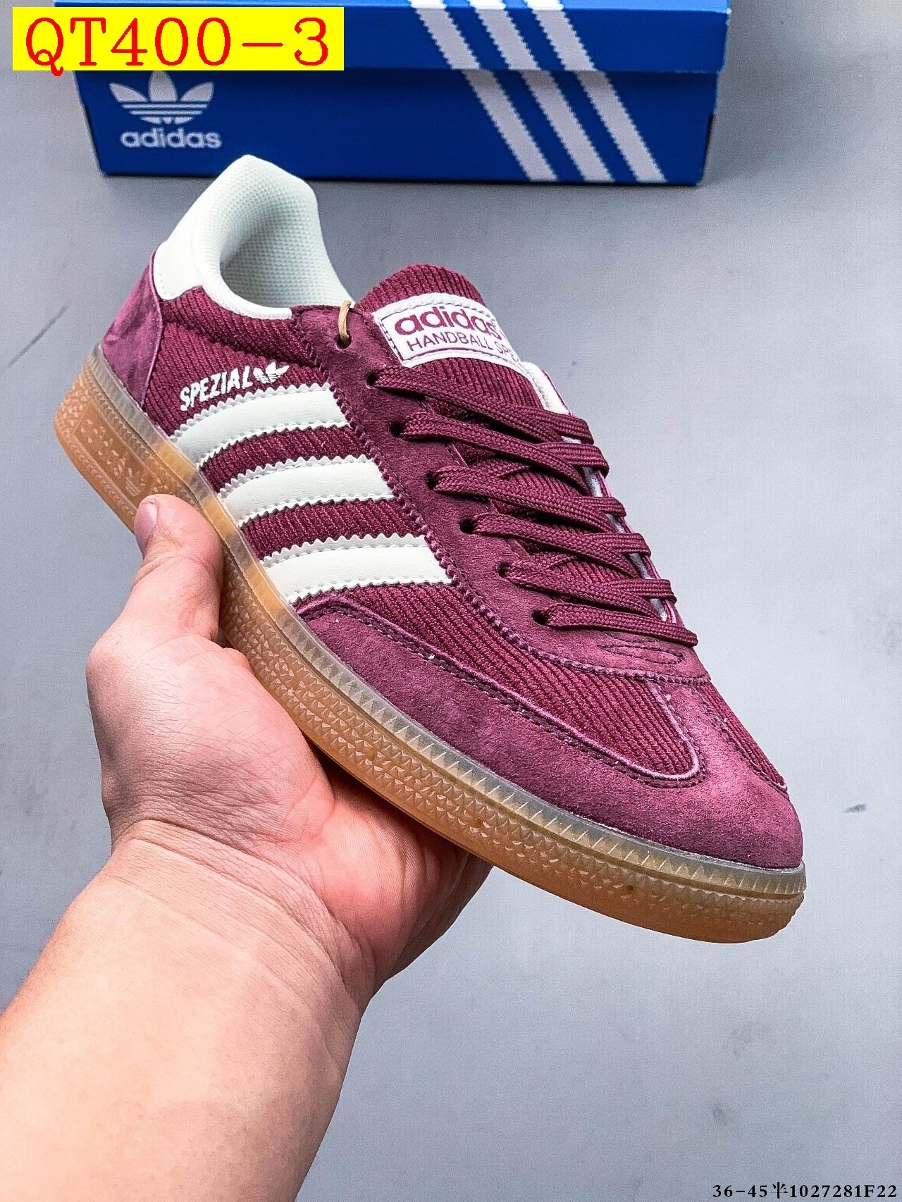 47$ Adidas HANDBALL SPEZIAL size 36-45 half 125240 QT400 gallery