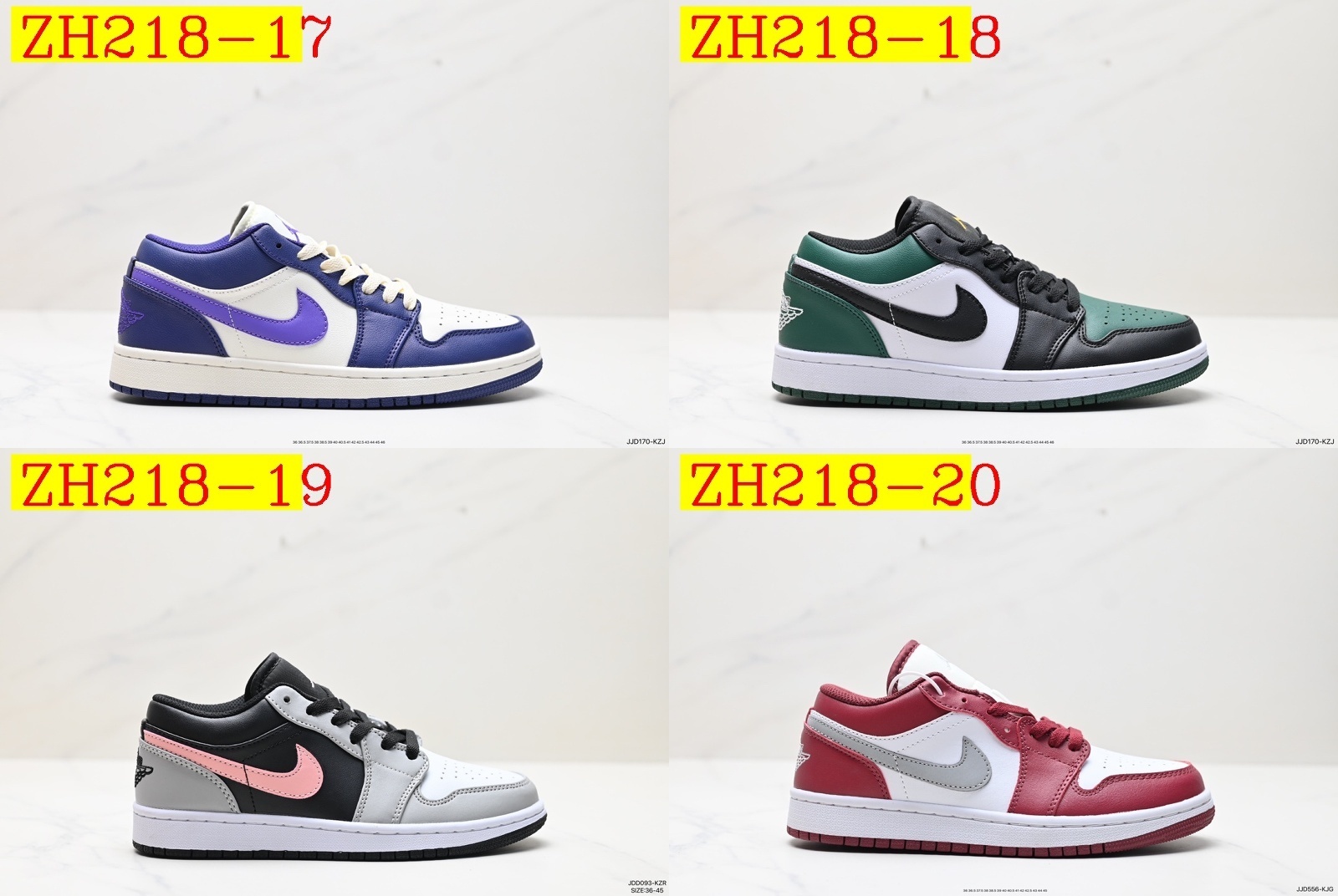 47$ Air Jordan 1 Low size 36-46 All Colors 4 623250 ZH218 gallery