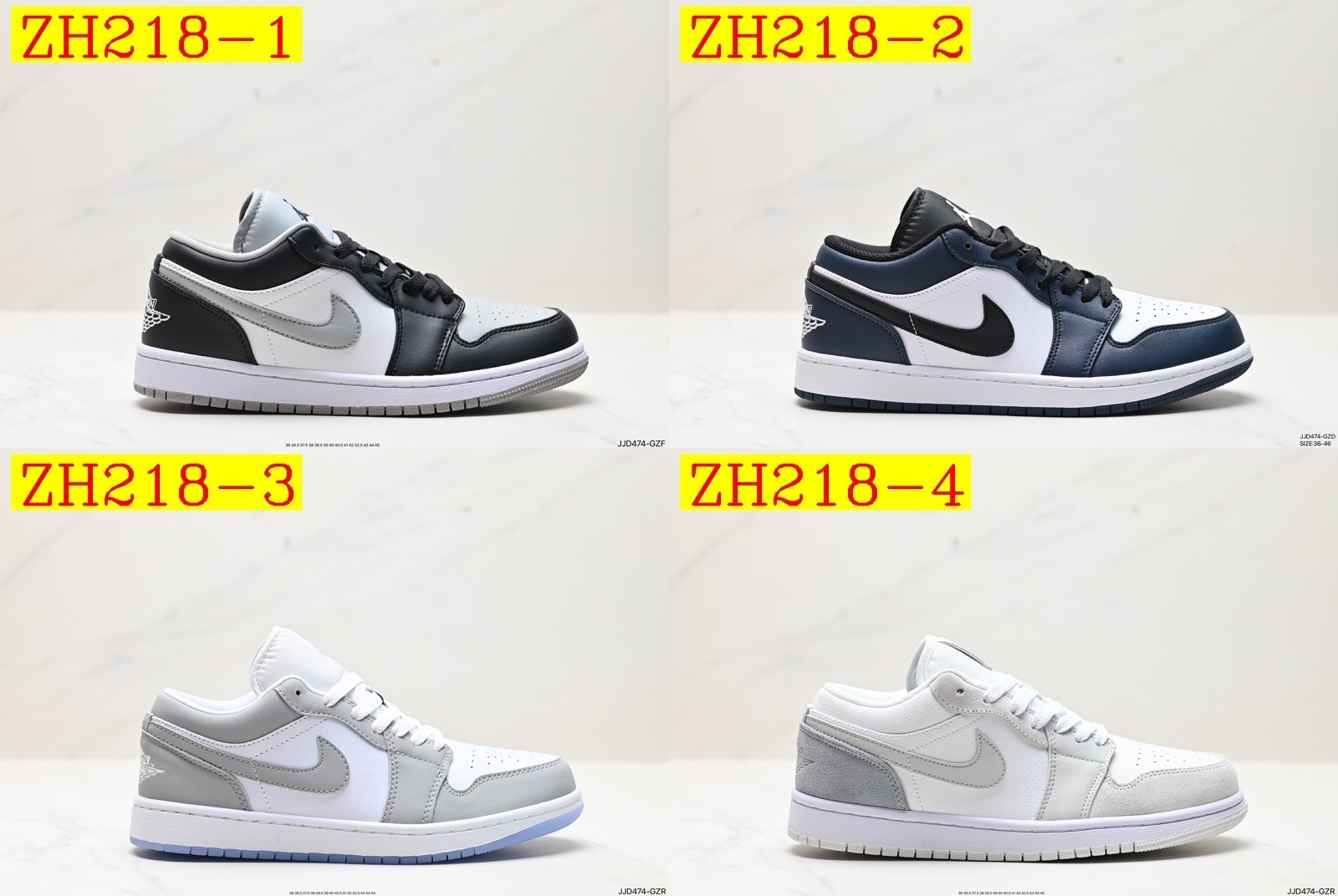 47$ Air Jordan 1 Low size 36-46 All Colors 4 623250 ZH218 gallery