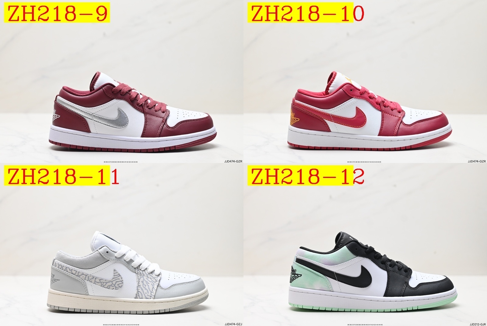 47$ Air Jordan 1 Low size 36-46 All Colors 4 623250 ZH218 gallery