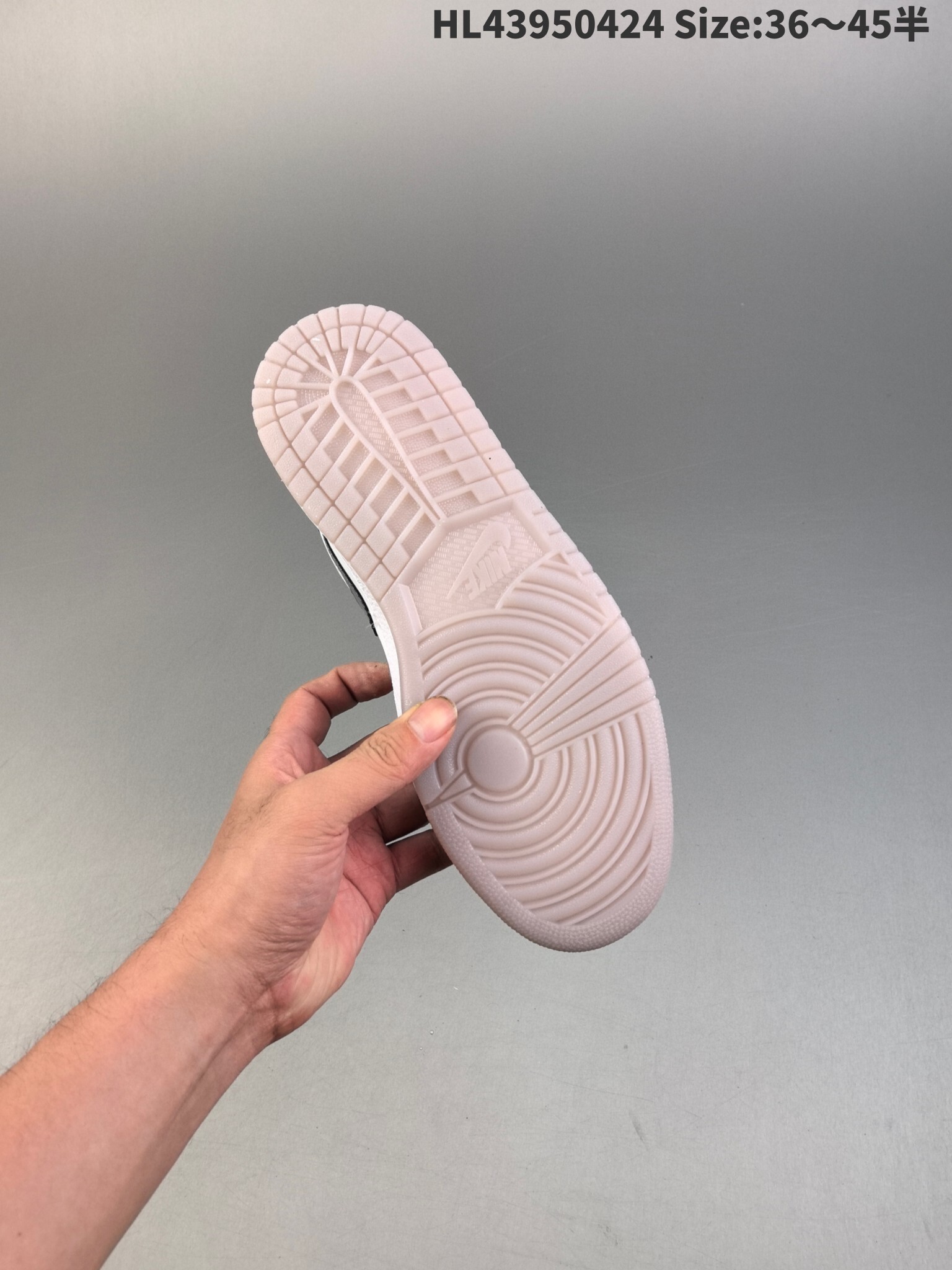 47$ Air Jordan 1 Mid Cool Grey half size 36-45 814930 MZ485 gallery