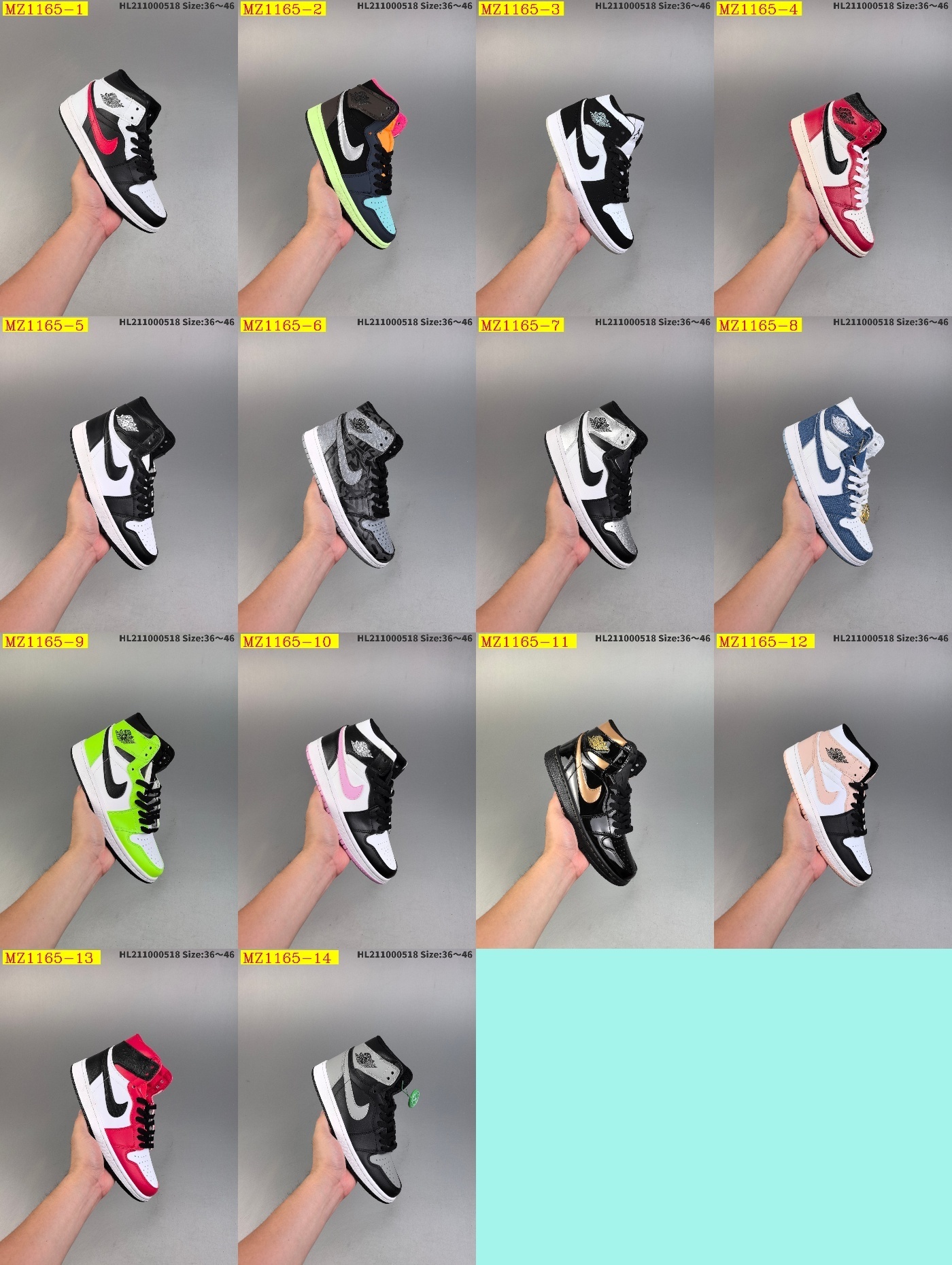 47$ Air Jordan 1 Mid size 36-46 421080 MZ1165 gallery